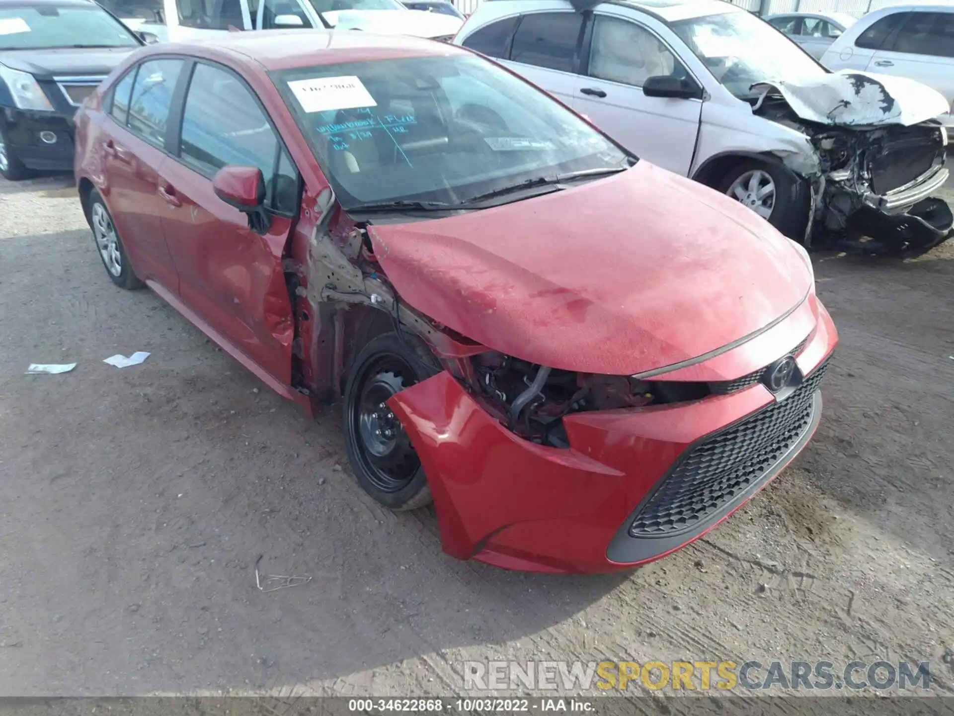 6 Photograph of a damaged car 5YFEPMAE7MP179250 TOYOTA COROLLA 2021