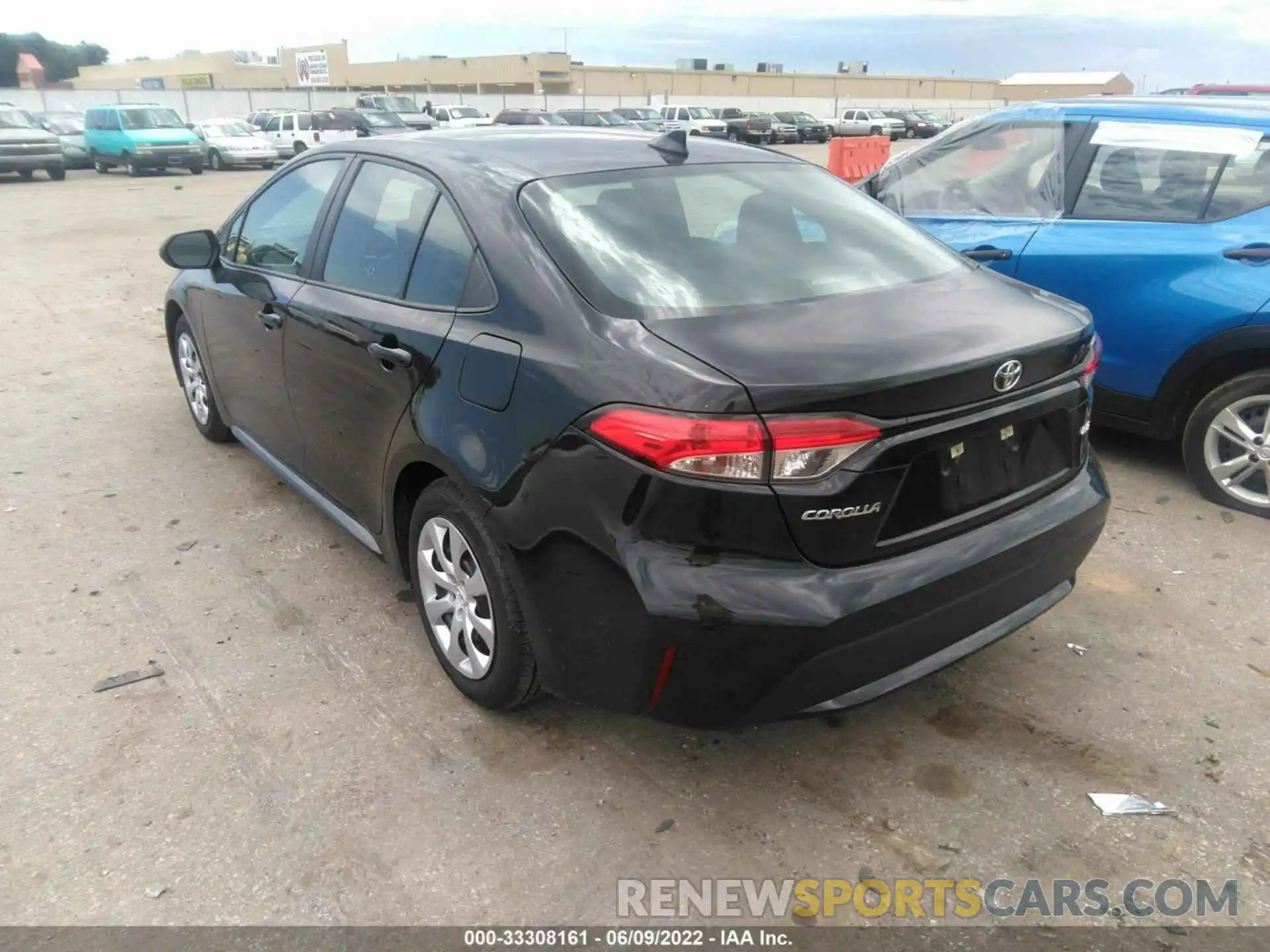 3 Photograph of a damaged car 5YFEPMAE7MP179636 TOYOTA COROLLA 2021