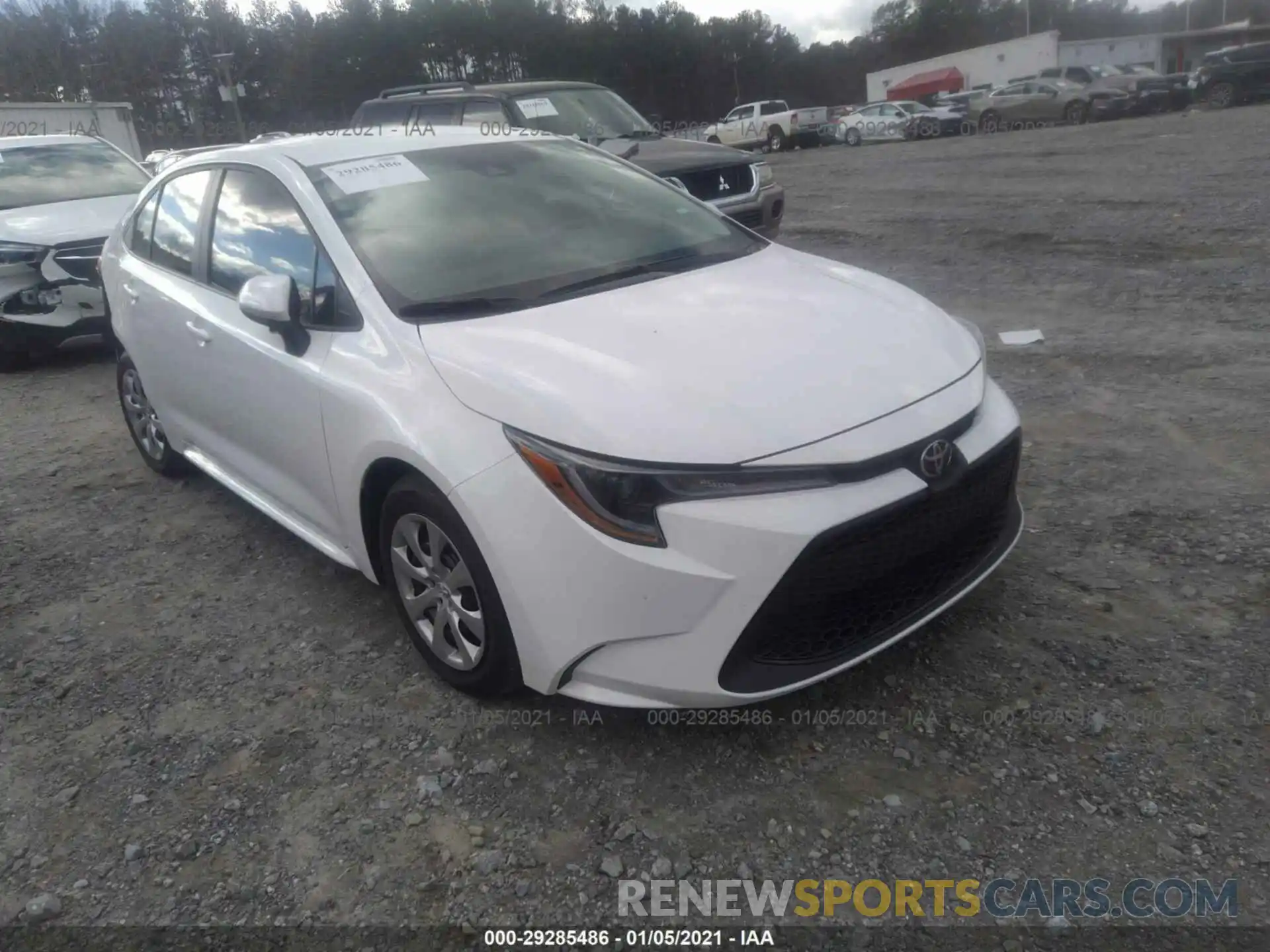 1 Photograph of a damaged car 5YFEPMAE7MP180205 TOYOTA COROLLA 2021