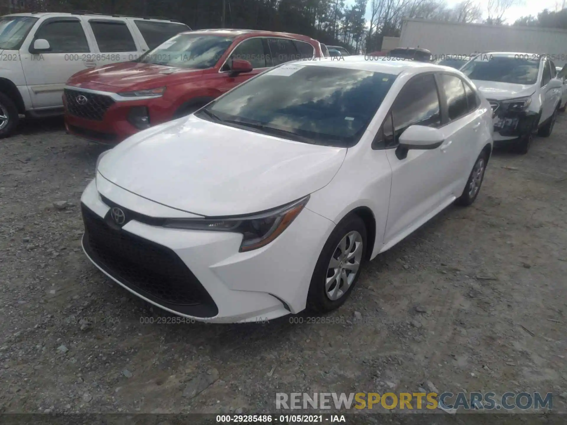 2 Photograph of a damaged car 5YFEPMAE7MP180205 TOYOTA COROLLA 2021