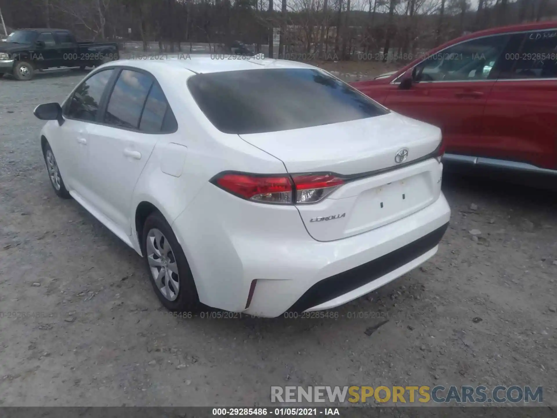 3 Photograph of a damaged car 5YFEPMAE7MP180205 TOYOTA COROLLA 2021