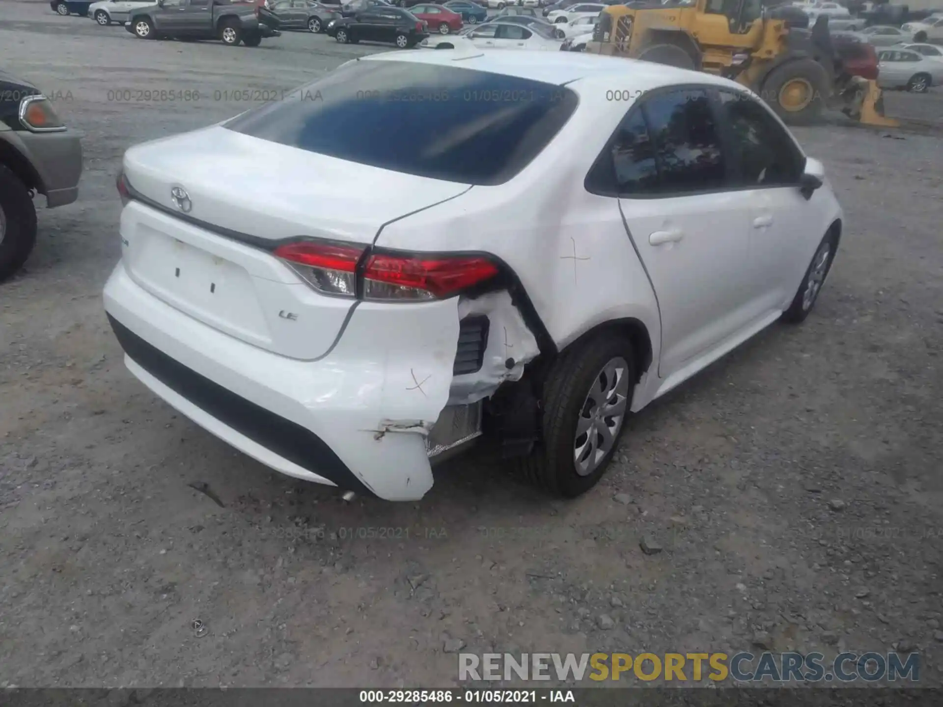 4 Photograph of a damaged car 5YFEPMAE7MP180205 TOYOTA COROLLA 2021