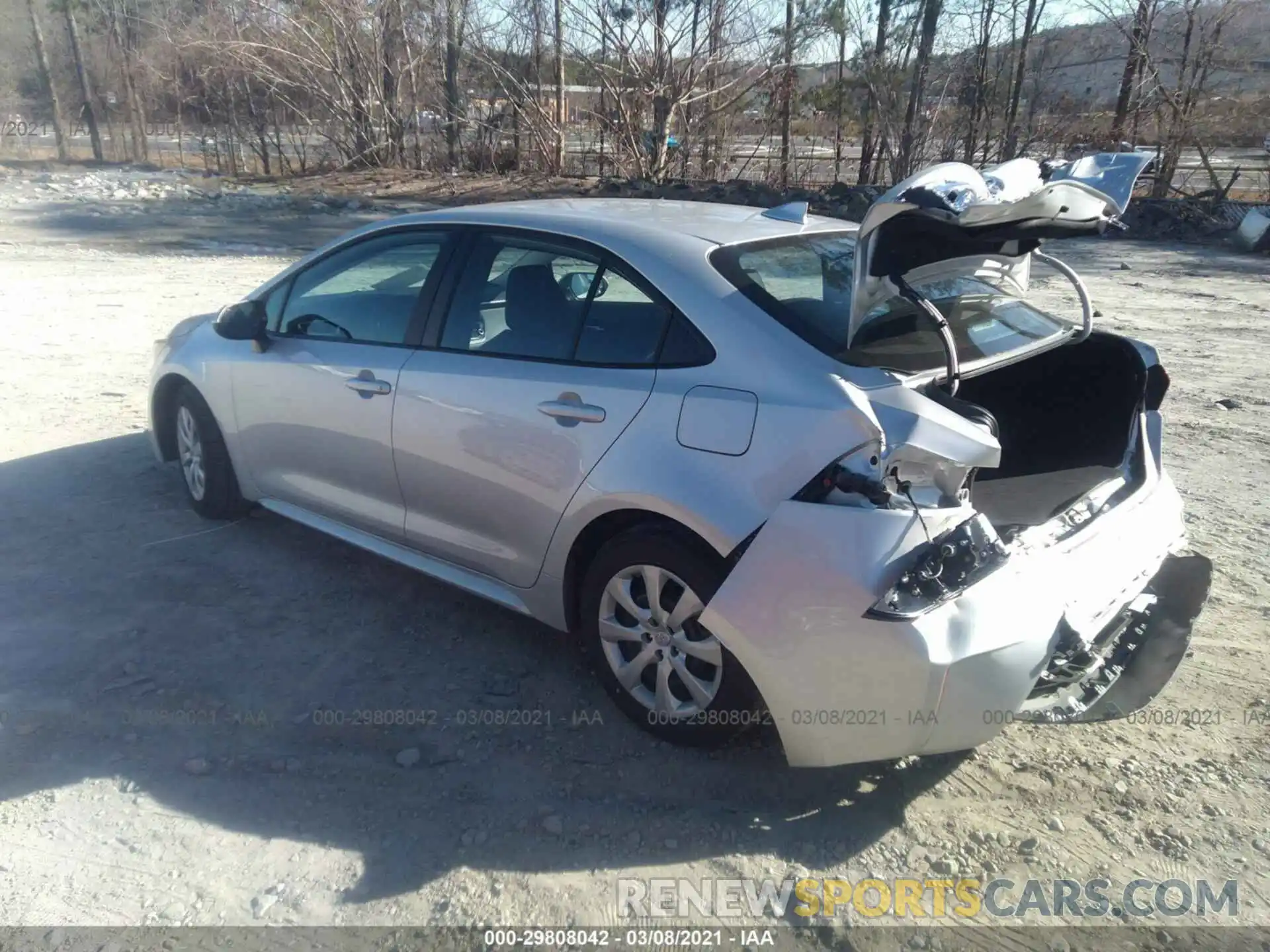 3 Photograph of a damaged car 5YFEPMAE7MP181175 TOYOTA COROLLA 2021