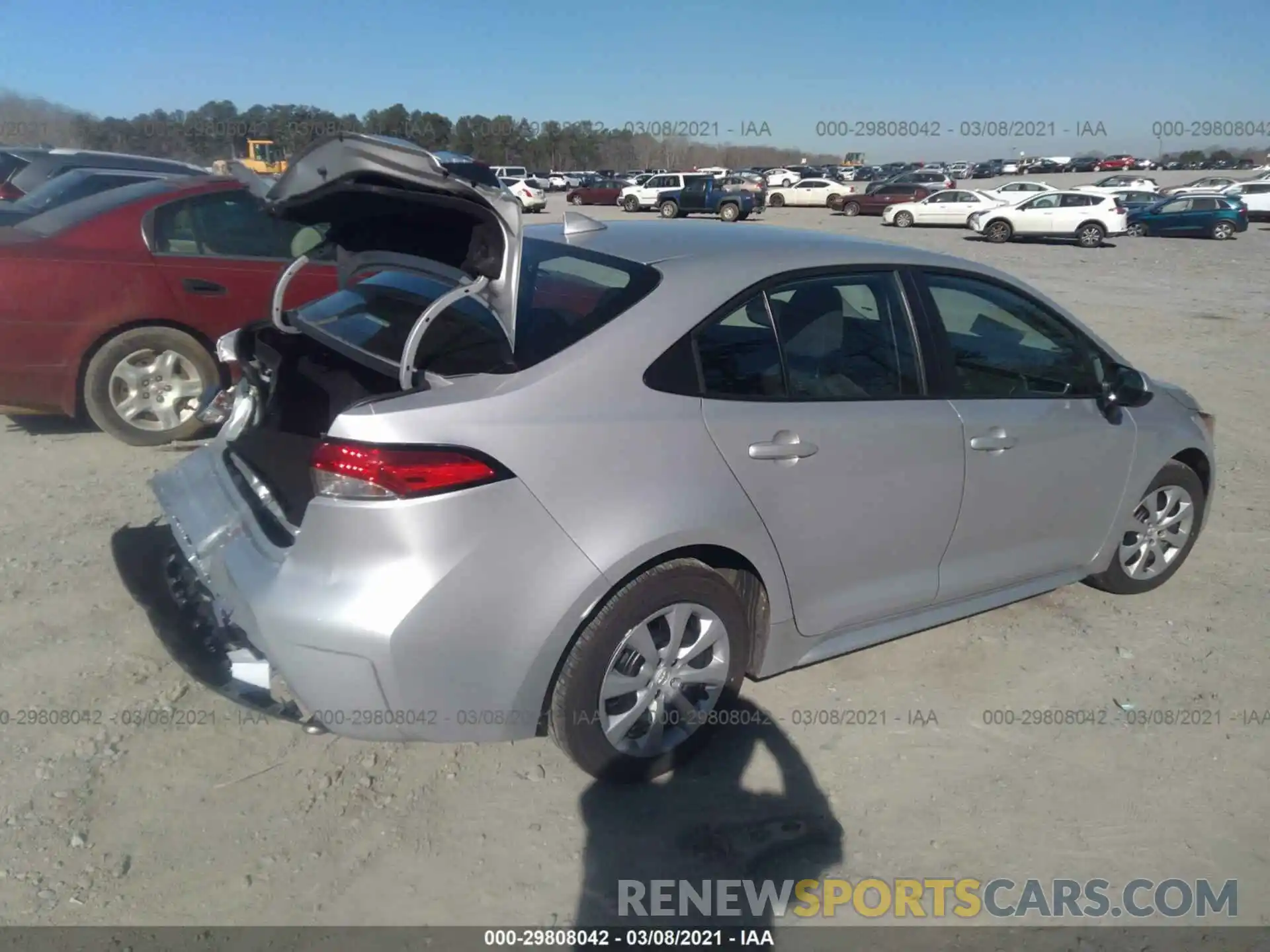 4 Photograph of a damaged car 5YFEPMAE7MP181175 TOYOTA COROLLA 2021