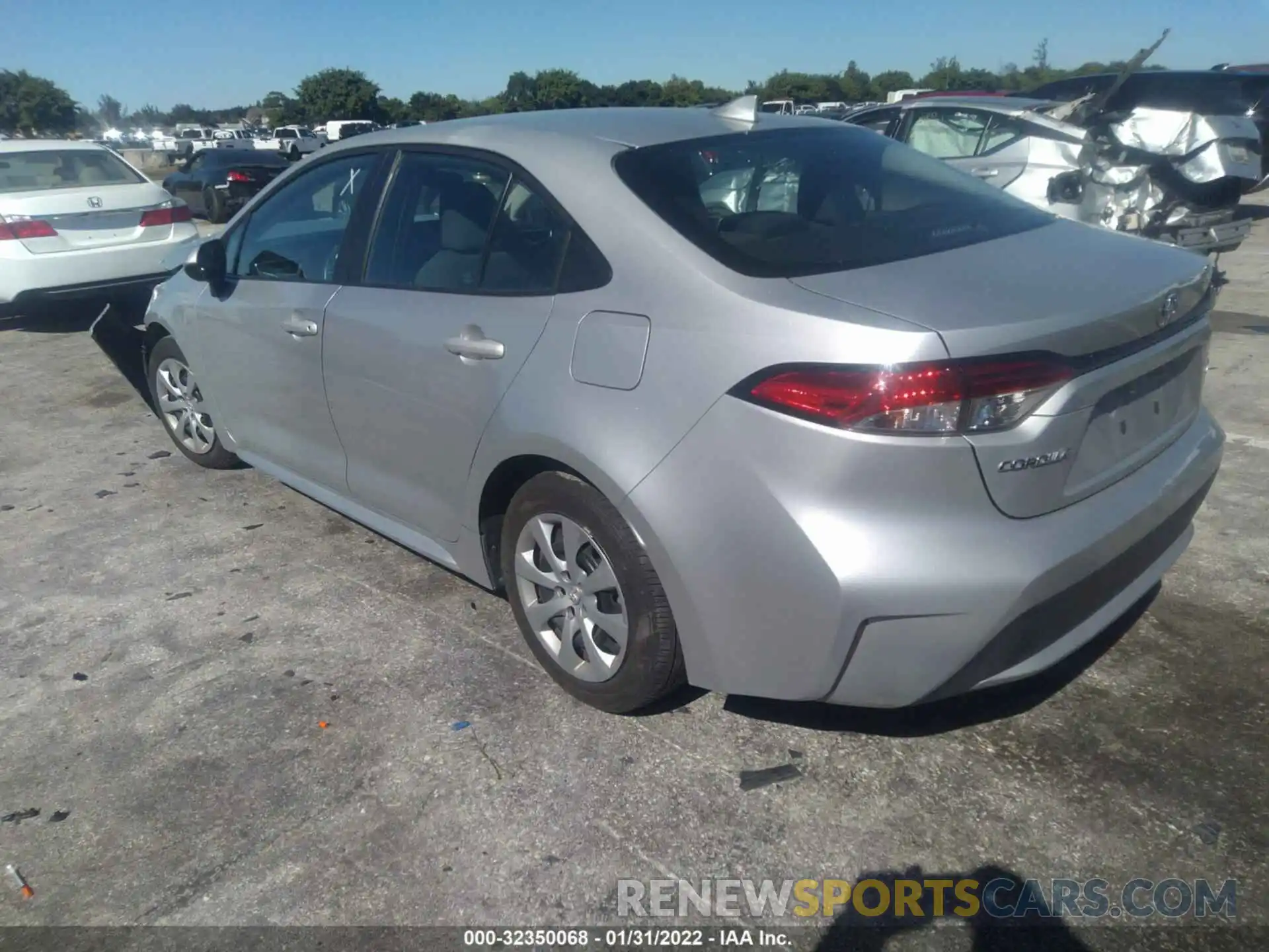 3 Photograph of a damaged car 5YFEPMAE7MP181824 TOYOTA COROLLA 2021