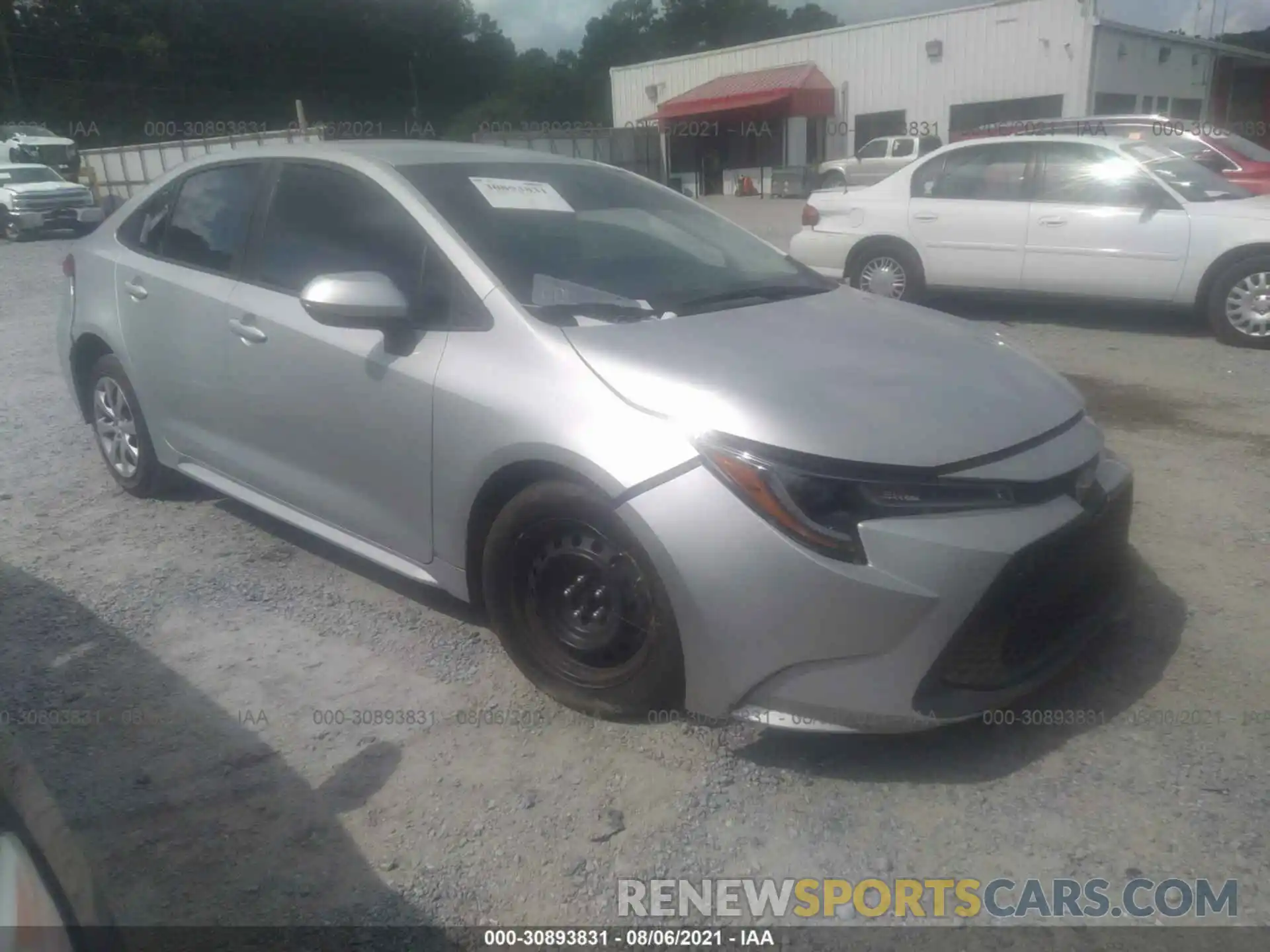 1 Photograph of a damaged car 5YFEPMAE7MP182410 TOYOTA COROLLA 2021