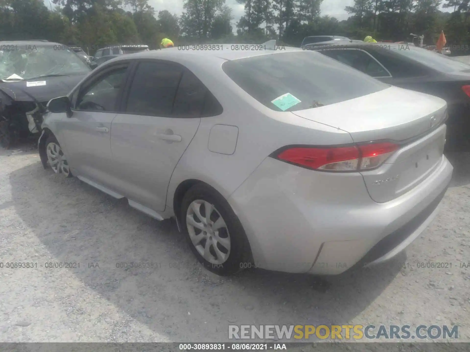 3 Photograph of a damaged car 5YFEPMAE7MP182410 TOYOTA COROLLA 2021