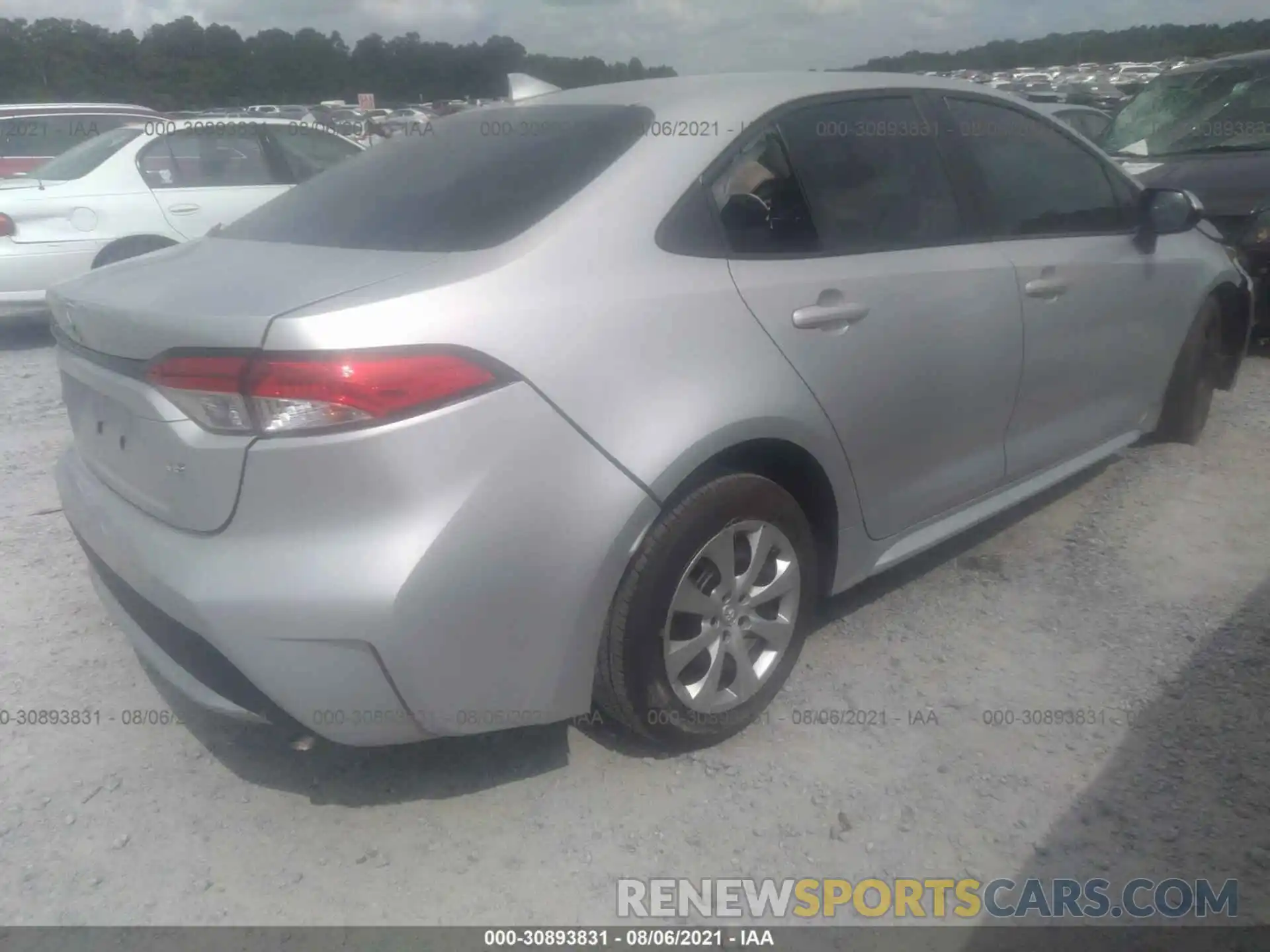 4 Photograph of a damaged car 5YFEPMAE7MP182410 TOYOTA COROLLA 2021