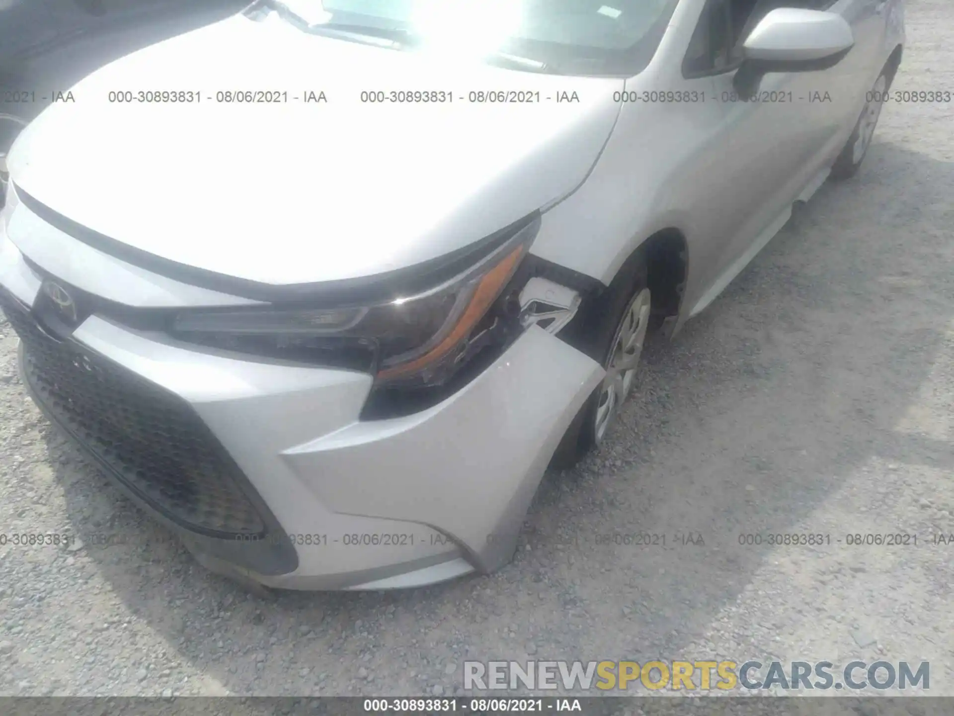 6 Photograph of a damaged car 5YFEPMAE7MP182410 TOYOTA COROLLA 2021