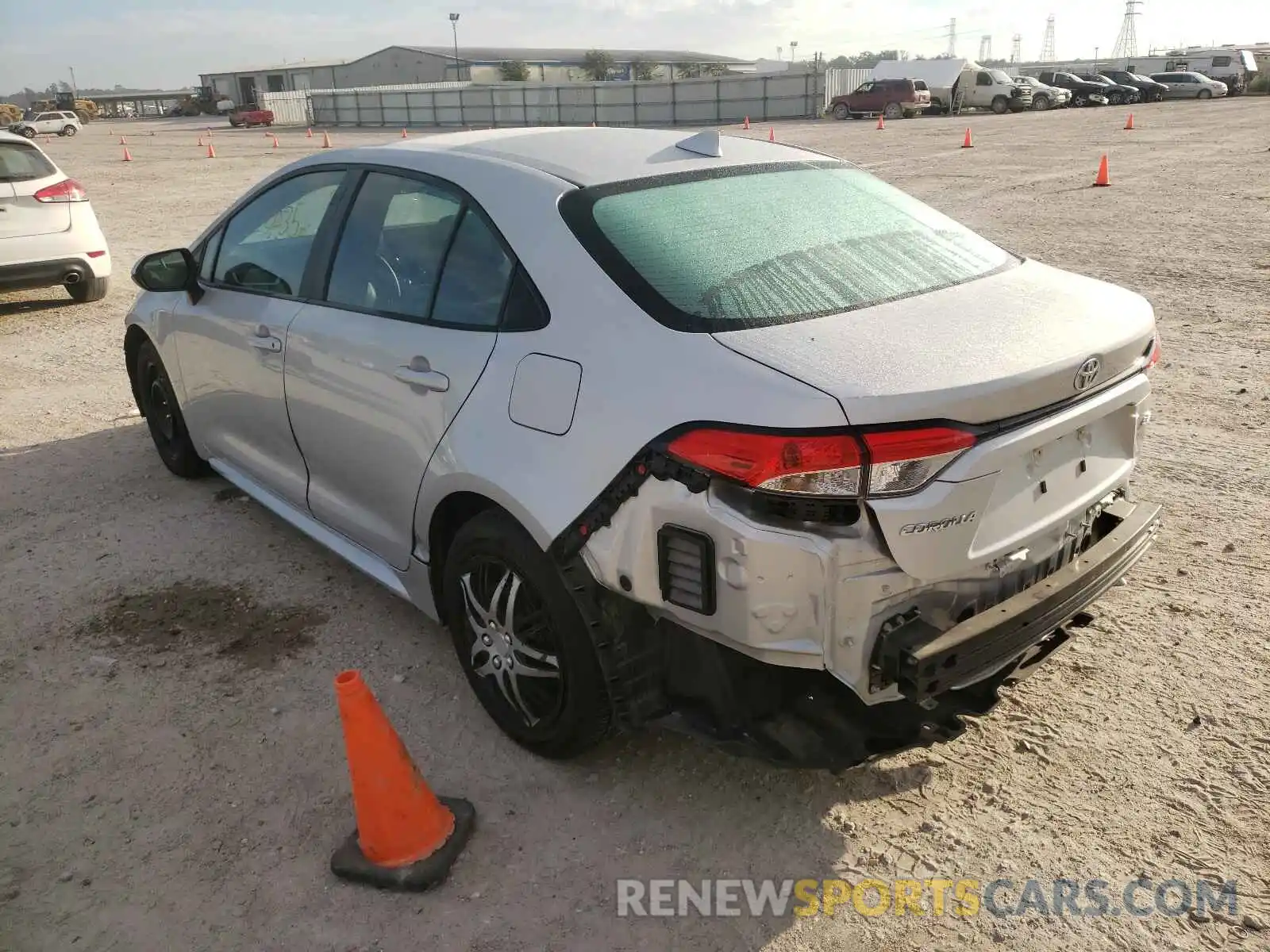 3 Photograph of a damaged car 5YFEPMAE7MP182844 TOYOTA COROLLA 2021