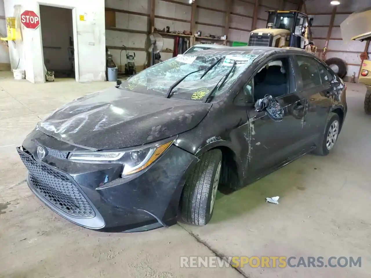 2 Photograph of a damaged car 5YFEPMAE7MP182990 TOYOTA COROLLA 2021