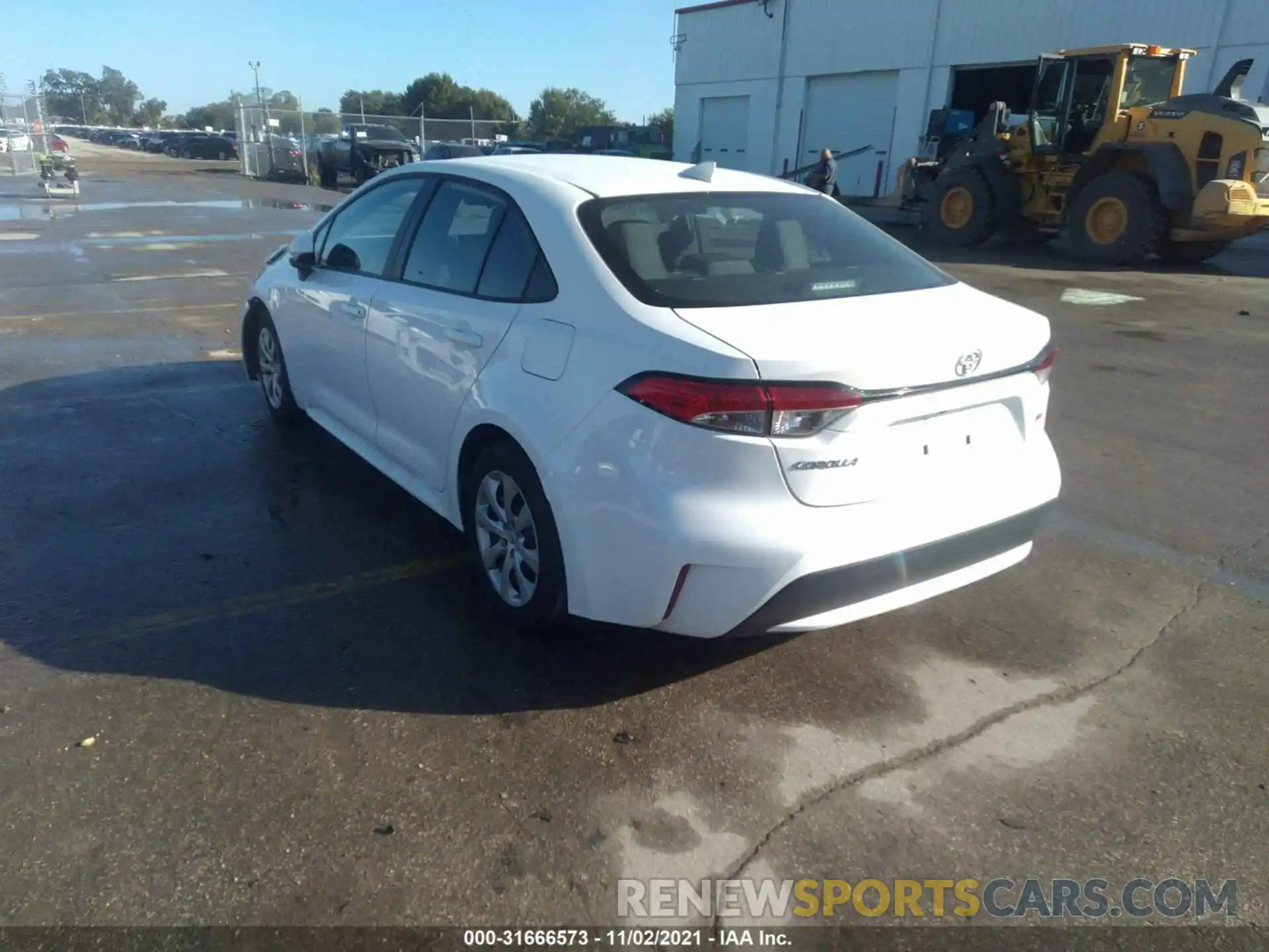 3 Photograph of a damaged car 5YFEPMAE7MP183783 TOYOTA COROLLA 2021