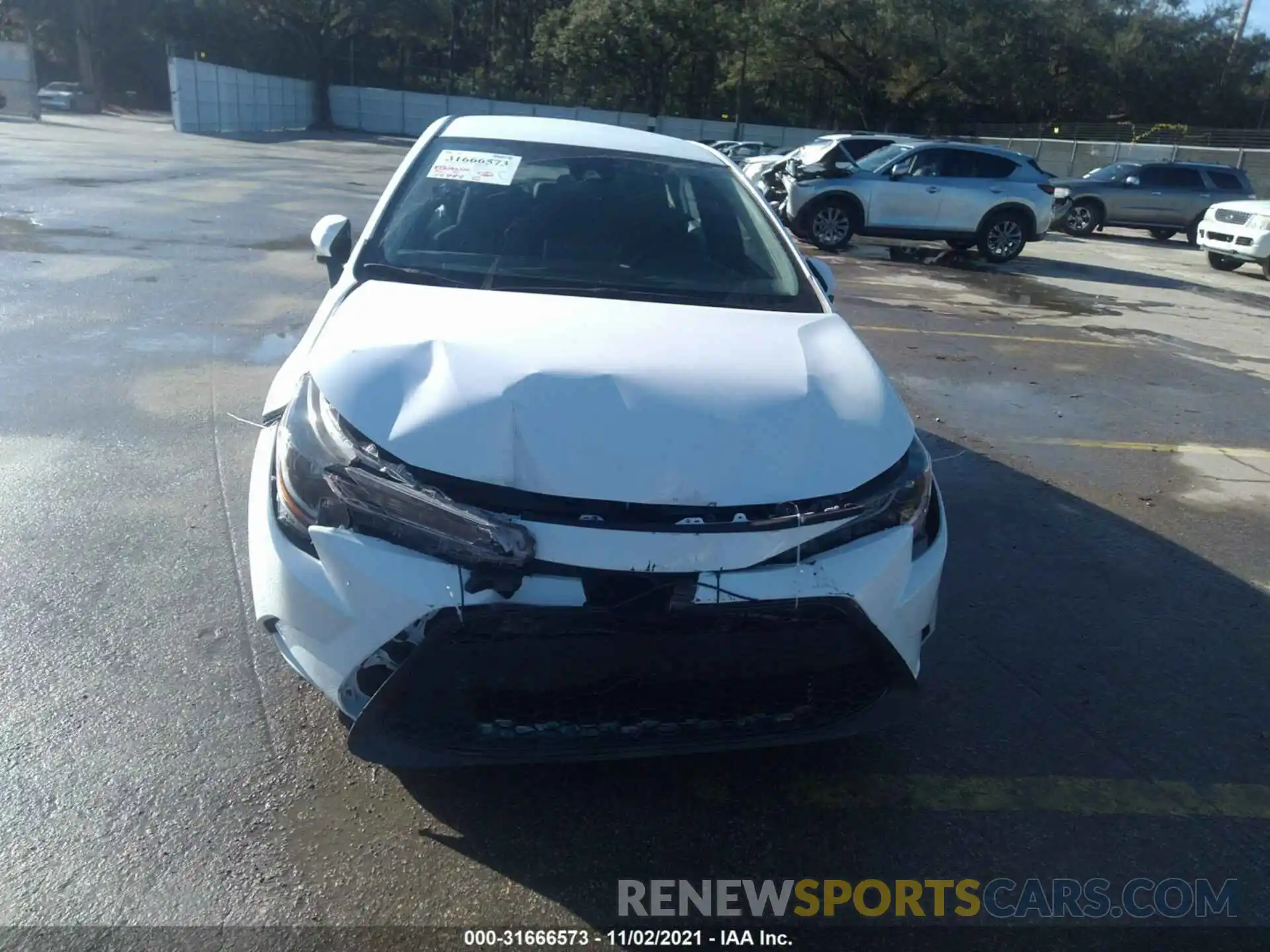 6 Photograph of a damaged car 5YFEPMAE7MP183783 TOYOTA COROLLA 2021