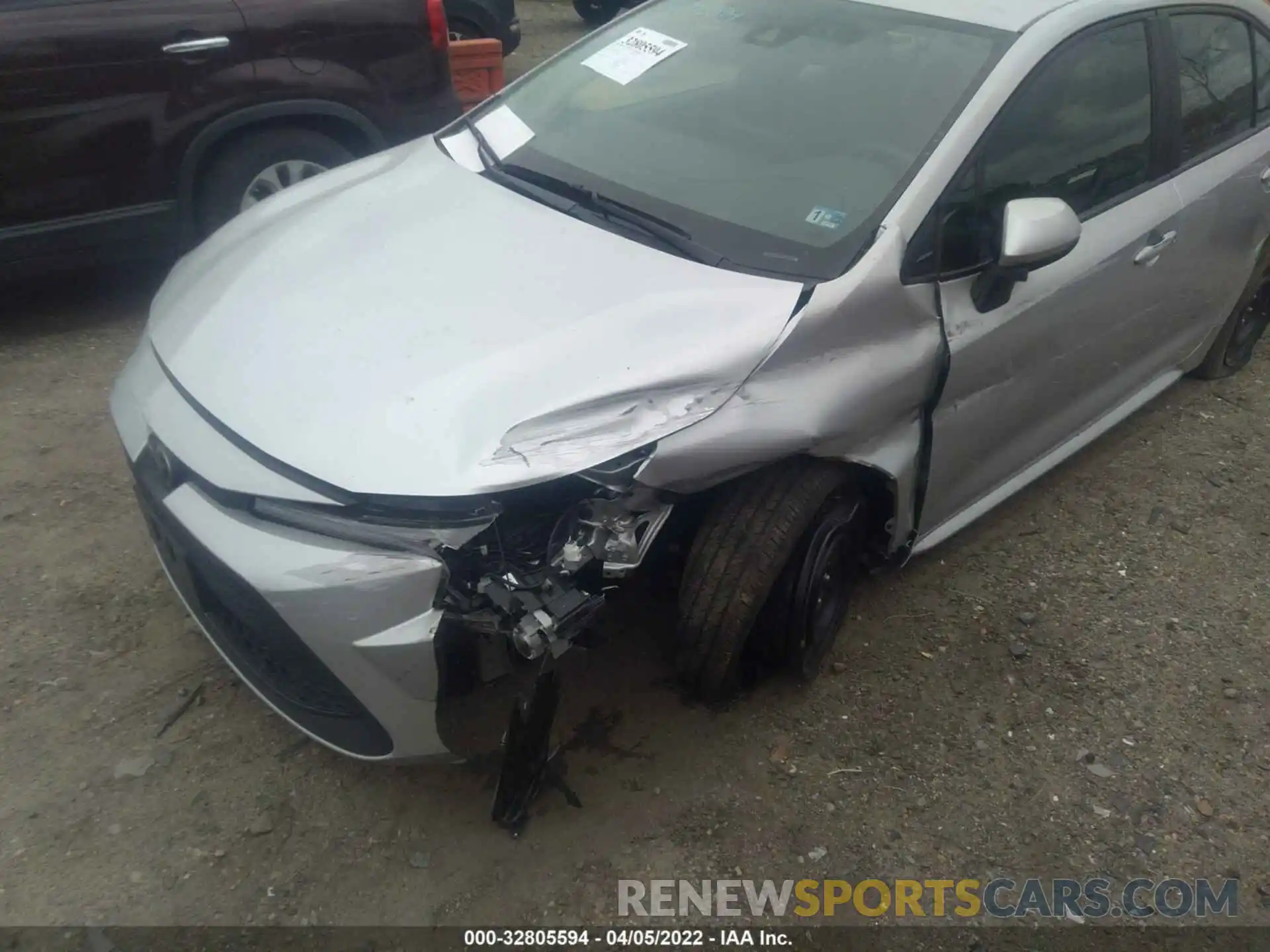 6 Photograph of a damaged car 5YFEPMAE7MP184383 TOYOTA COROLLA 2021