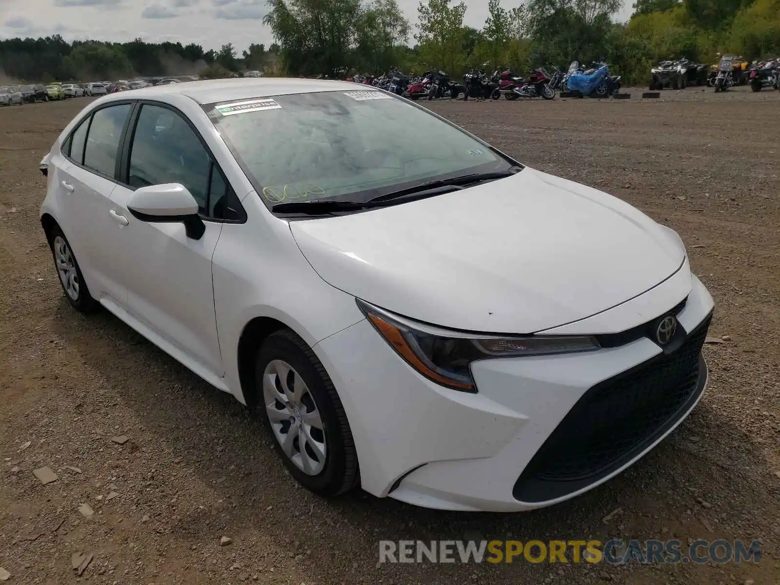 1 Photograph of a damaged car 5YFEPMAE7MP184917 TOYOTA COROLLA 2021