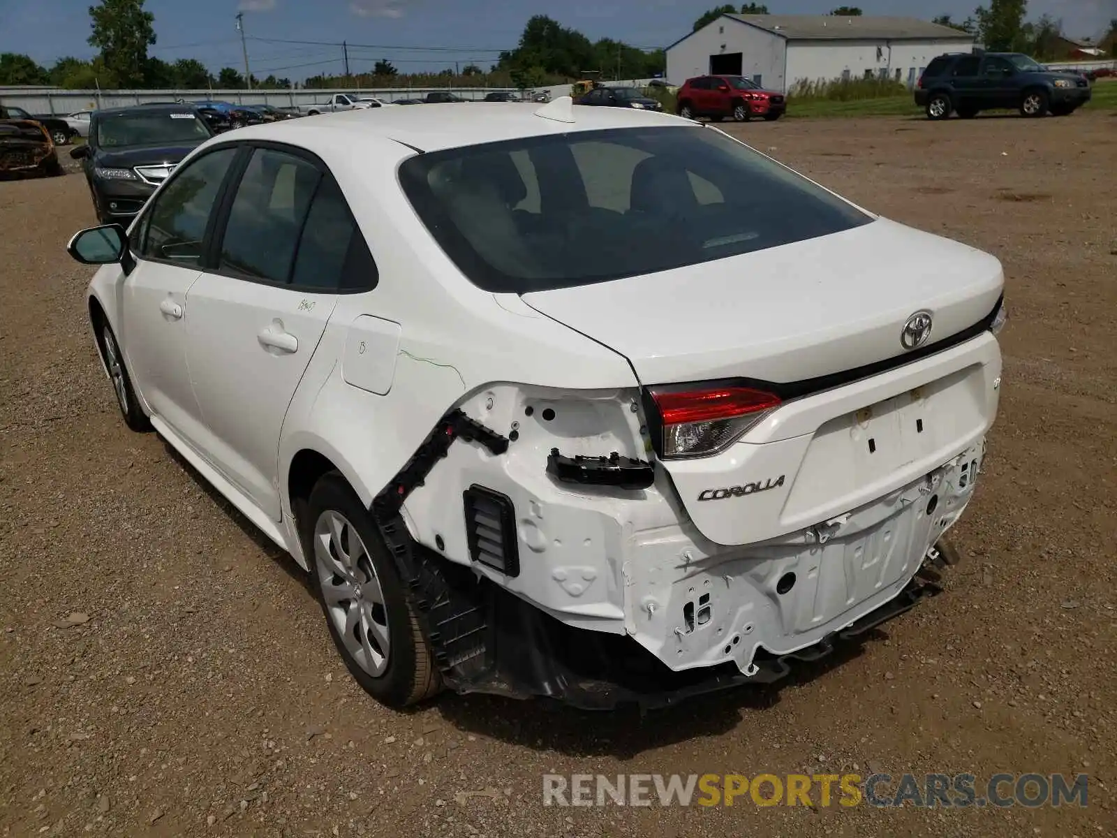 3 Photograph of a damaged car 5YFEPMAE7MP184917 TOYOTA COROLLA 2021