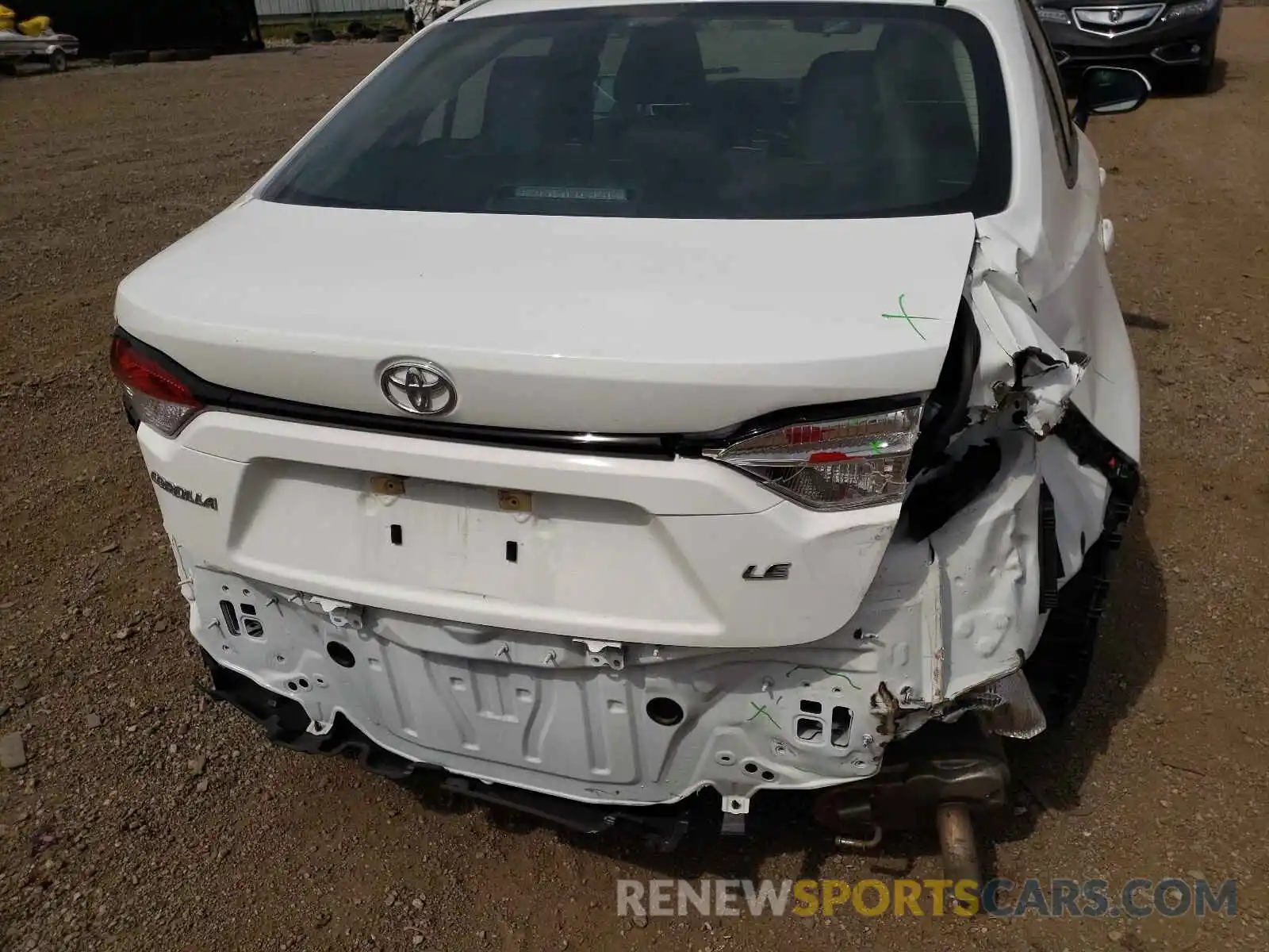 9 Photograph of a damaged car 5YFEPMAE7MP184917 TOYOTA COROLLA 2021