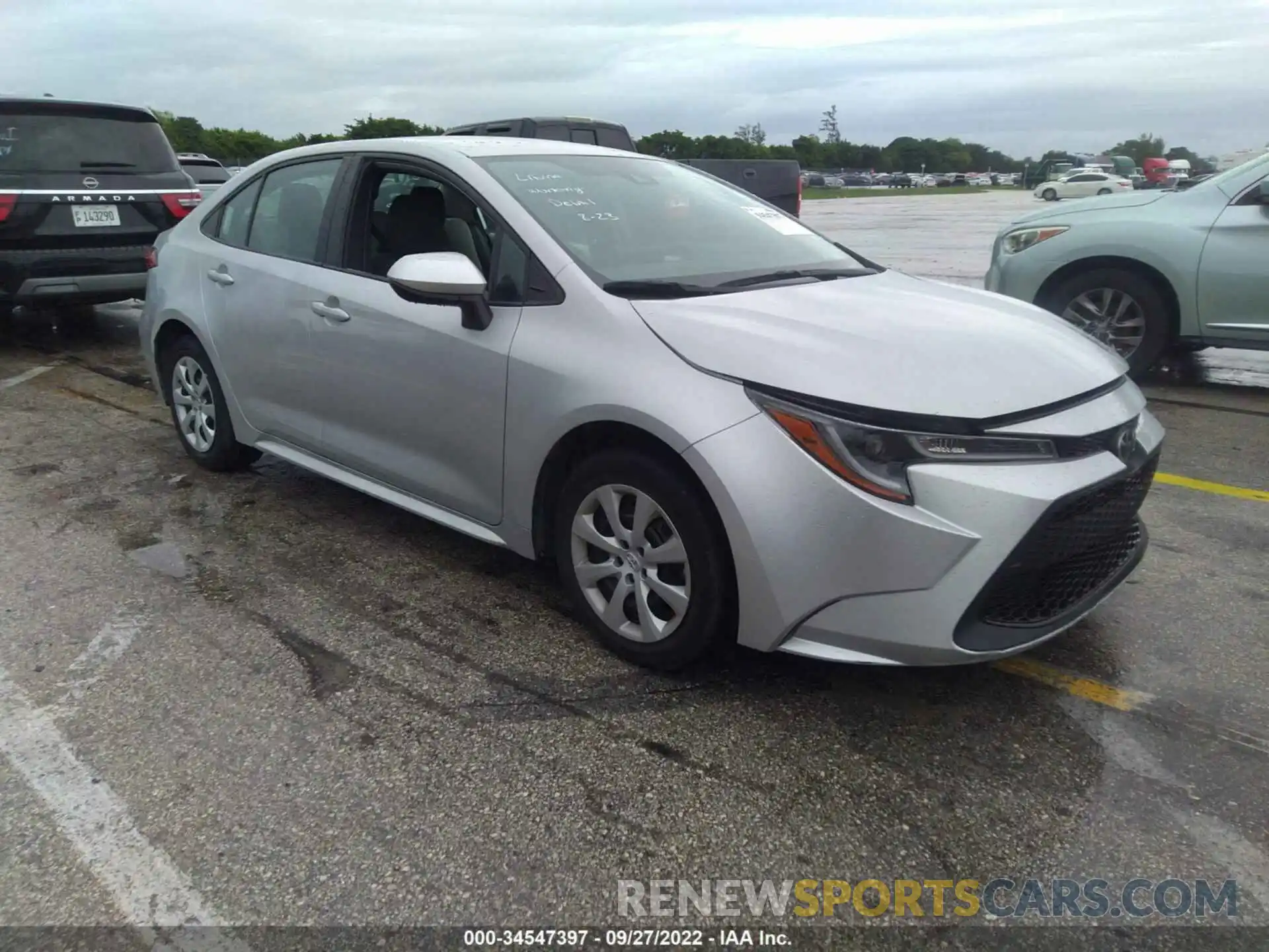 1 Photograph of a damaged car 5YFEPMAE7MP185775 TOYOTA COROLLA 2021