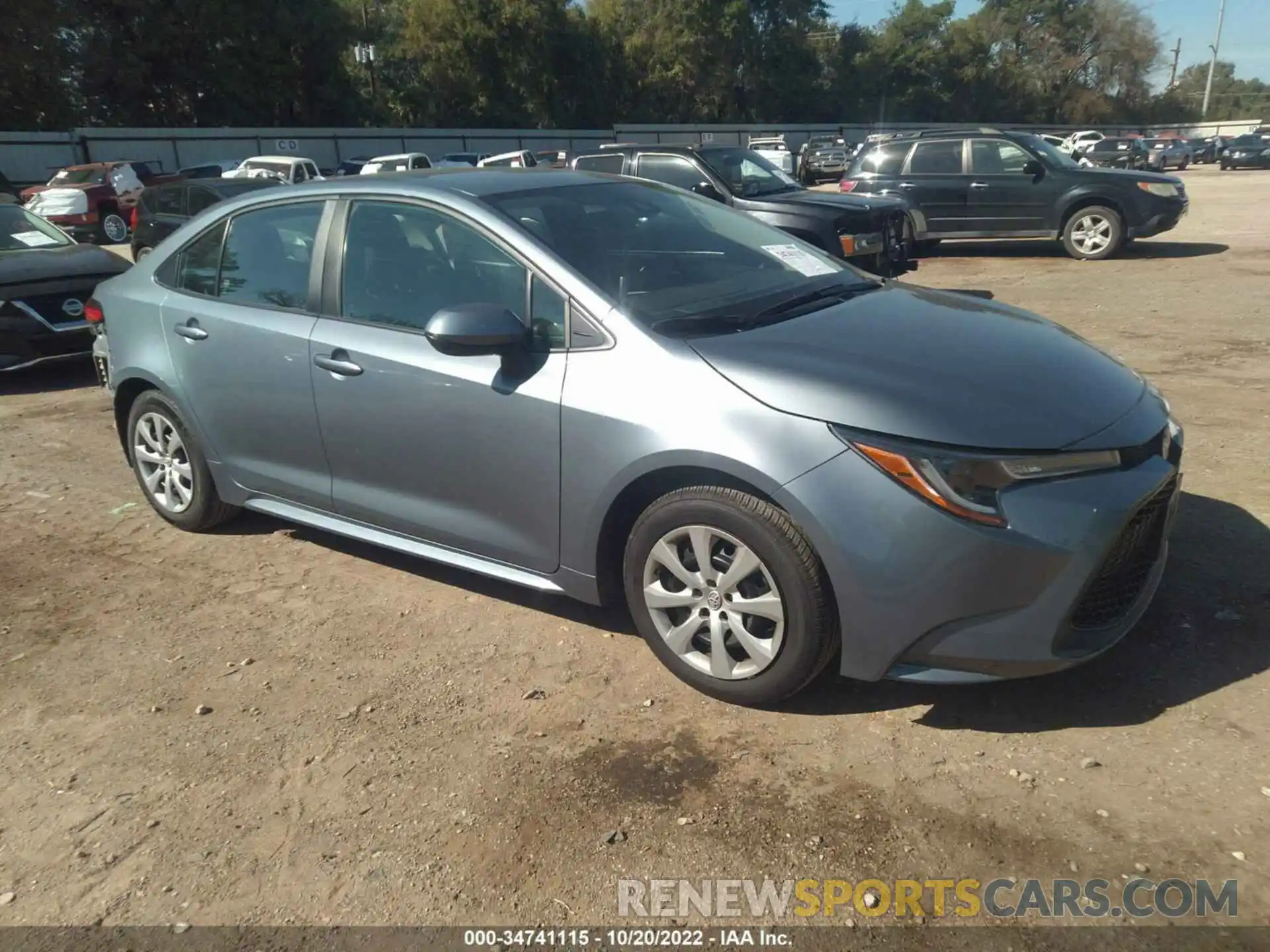 1 Photograph of a damaged car 5YFEPMAE7MP186571 TOYOTA COROLLA 2021