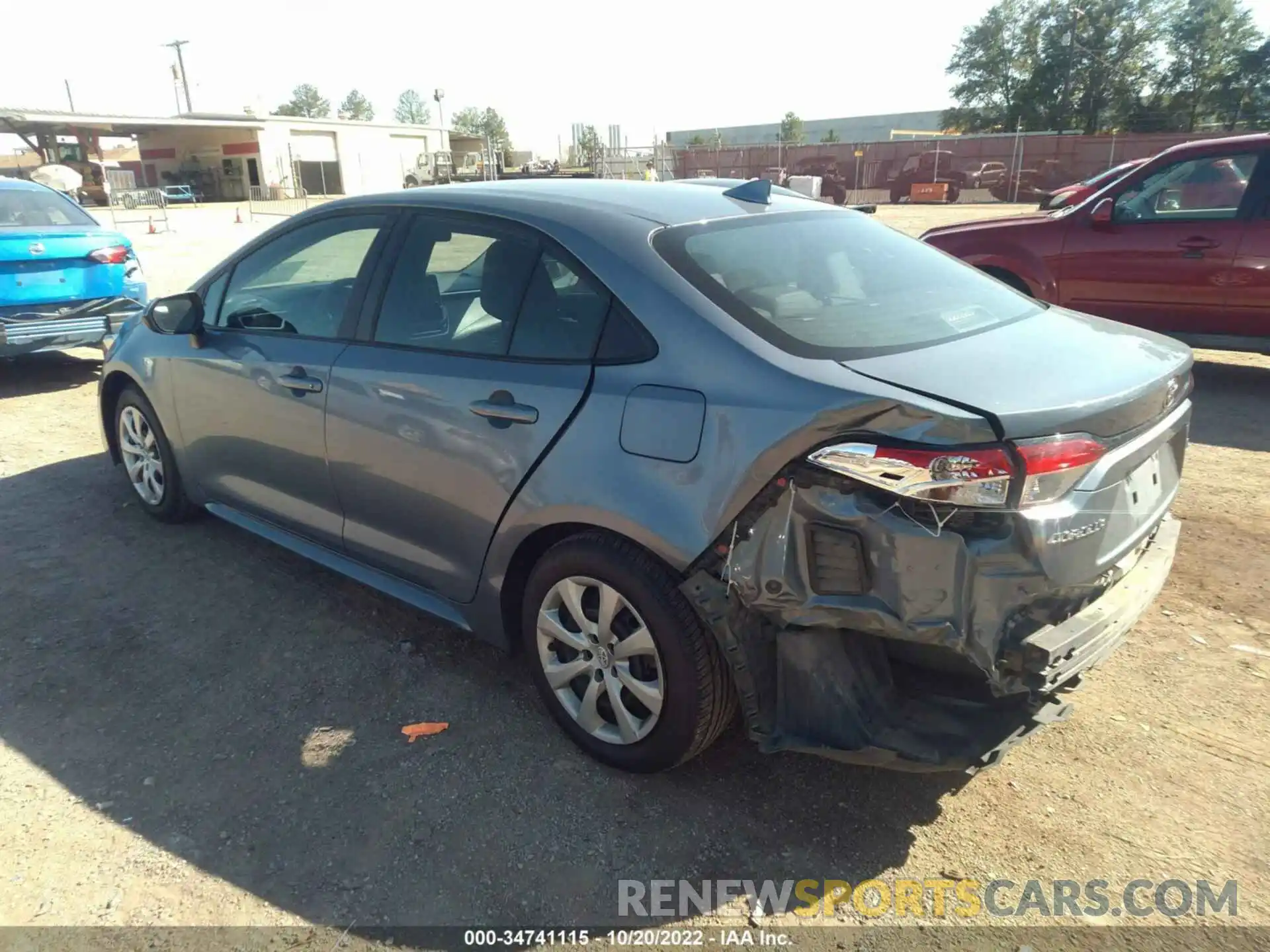 3 Photograph of a damaged car 5YFEPMAE7MP186571 TOYOTA COROLLA 2021