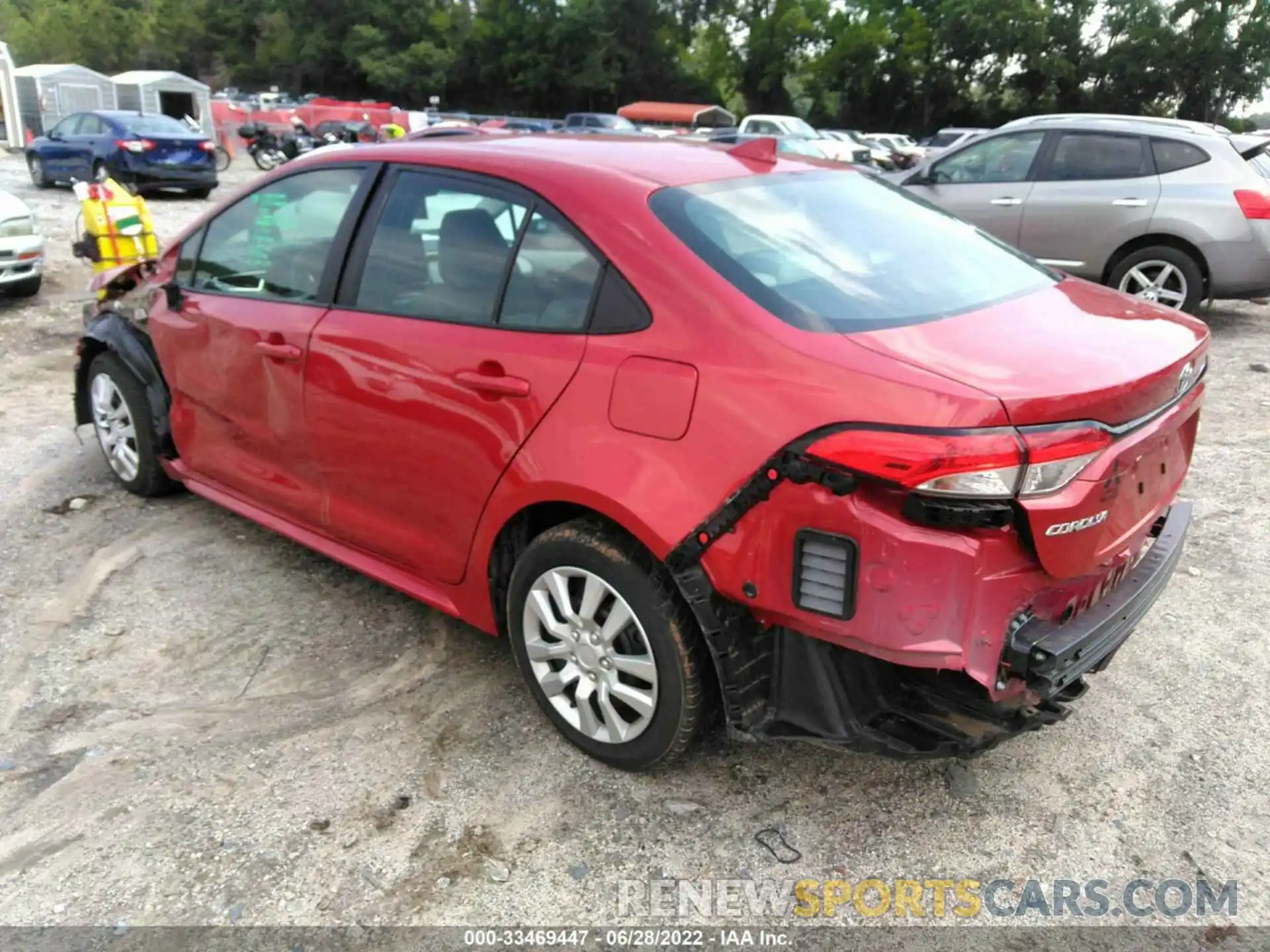 3 Photograph of a damaged car 5YFEPMAE7MP187137 TOYOTA COROLLA 2021