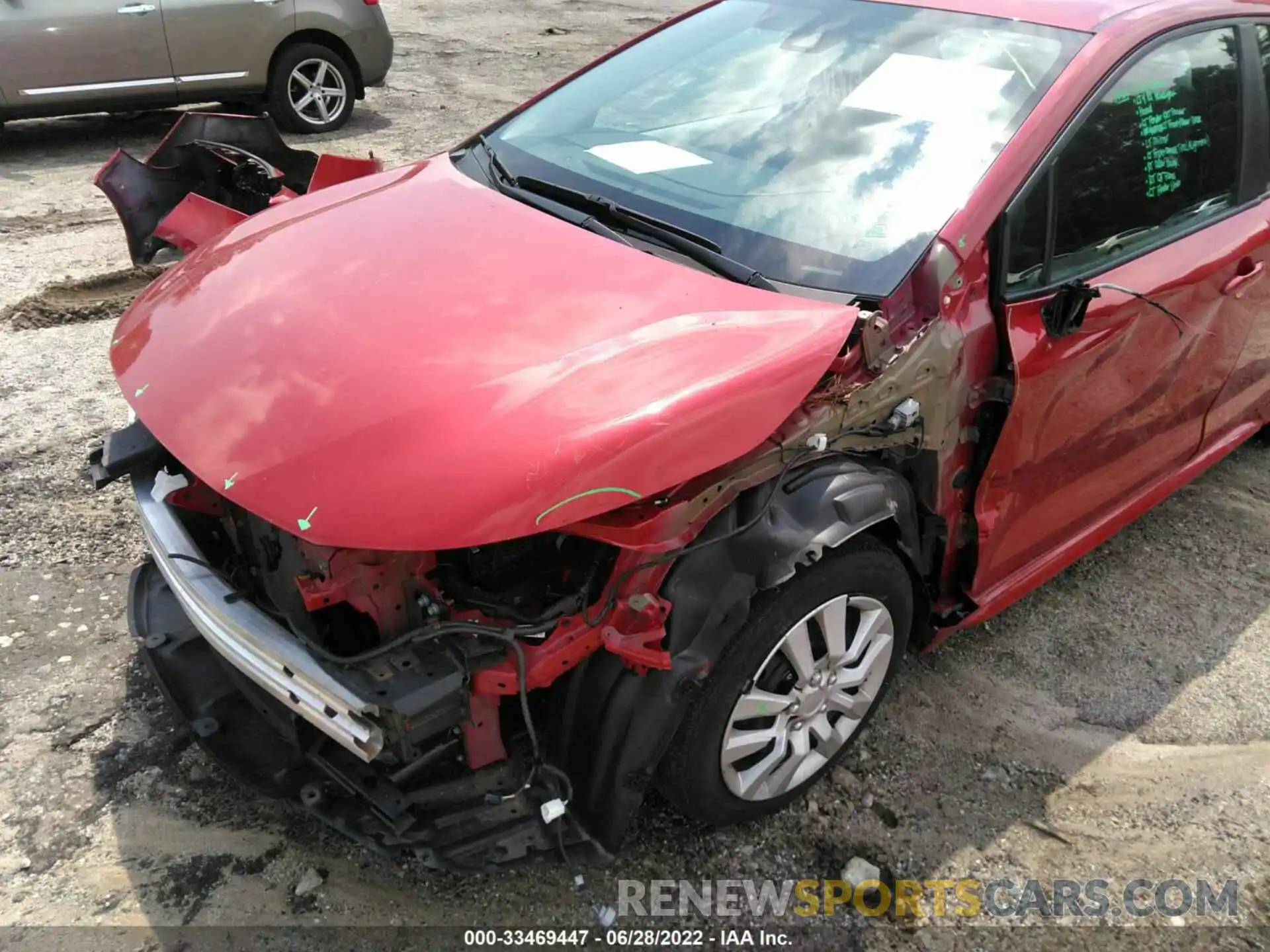 6 Photograph of a damaged car 5YFEPMAE7MP187137 TOYOTA COROLLA 2021