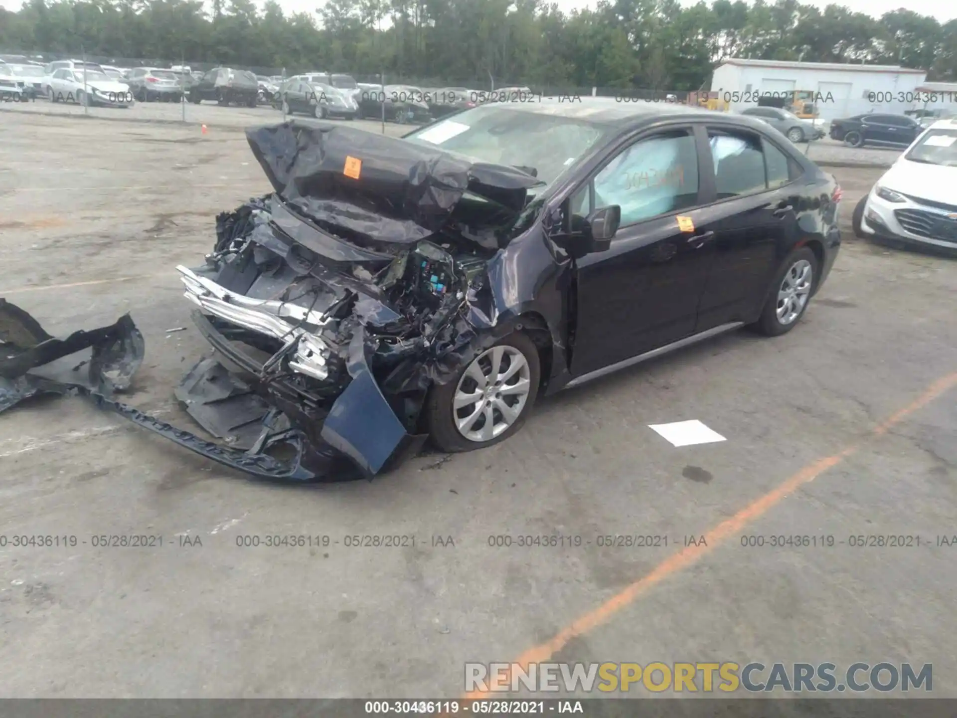 2 Photograph of a damaged car 5YFEPMAE7MP188529 TOYOTA COROLLA 2021