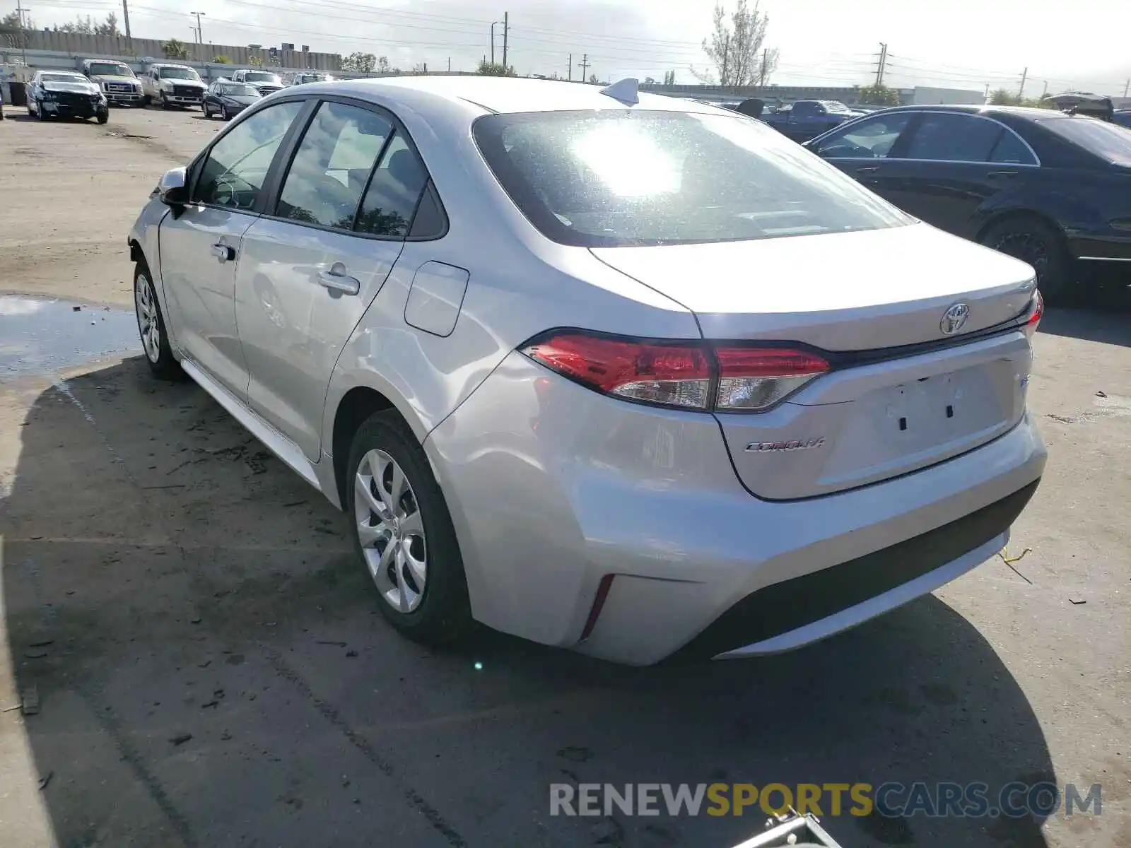 3 Photograph of a damaged car 5YFEPMAE7MP189583 TOYOTA COROLLA 2021