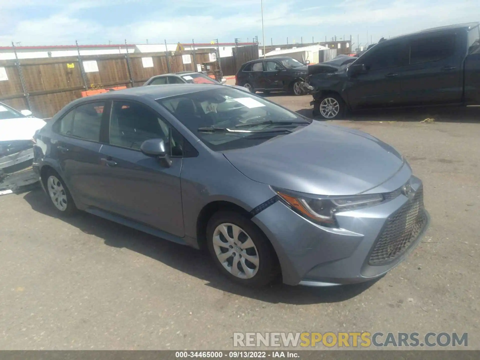 1 Photograph of a damaged car 5YFEPMAE7MP189857 TOYOTA COROLLA 2021