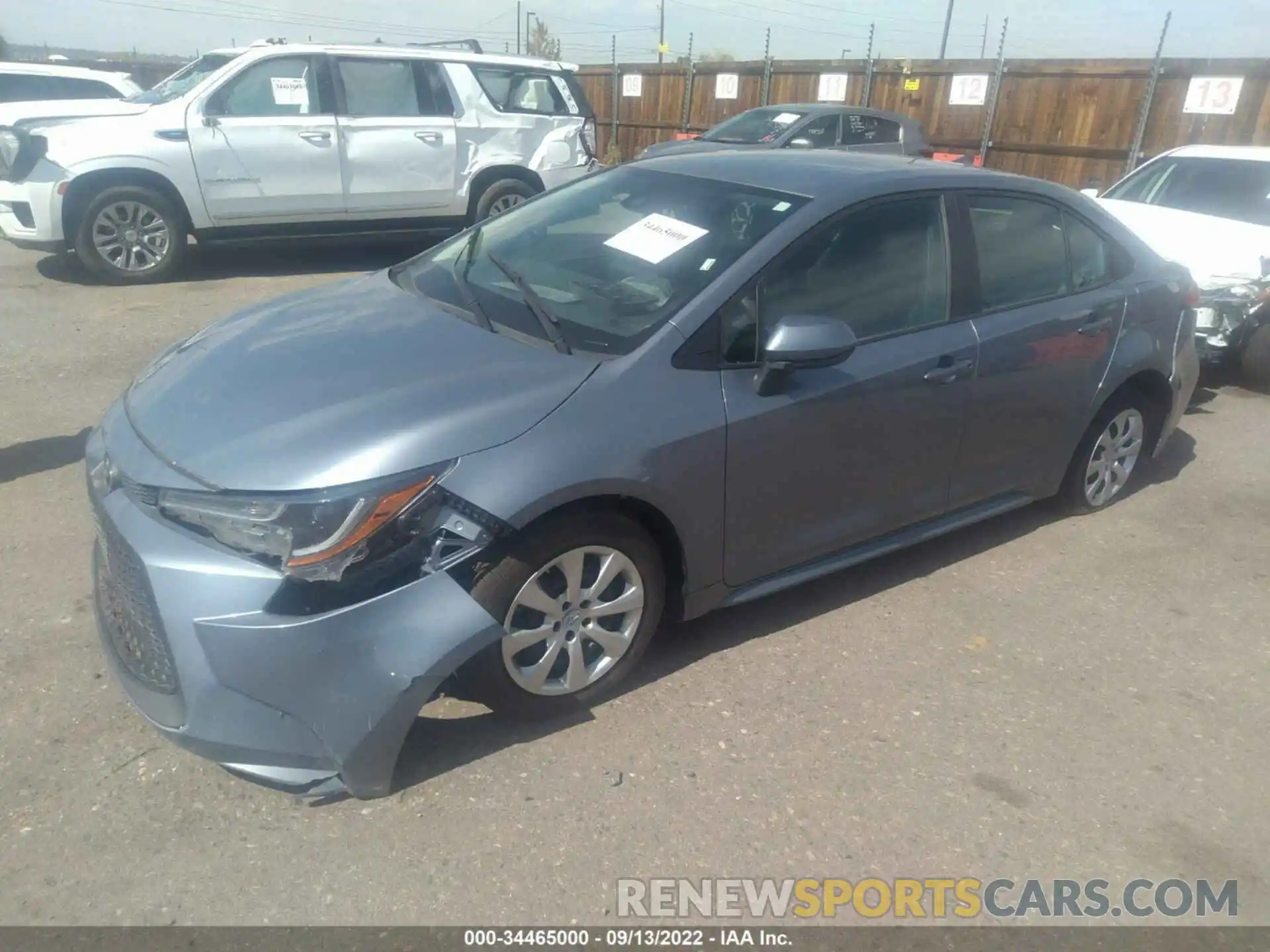 2 Photograph of a damaged car 5YFEPMAE7MP189857 TOYOTA COROLLA 2021