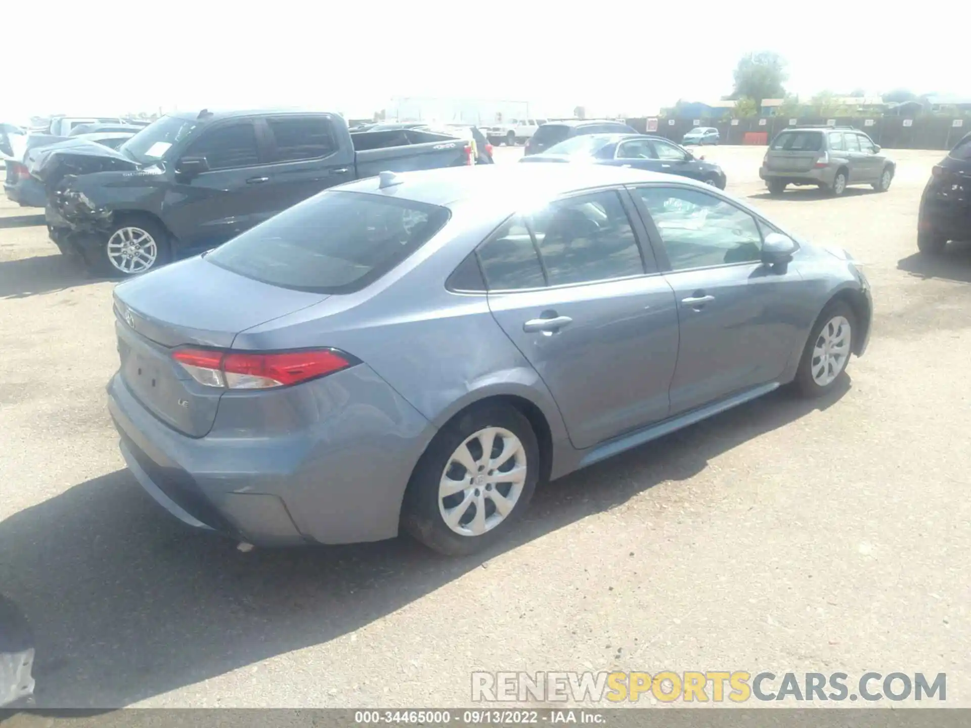 4 Photograph of a damaged car 5YFEPMAE7MP189857 TOYOTA COROLLA 2021