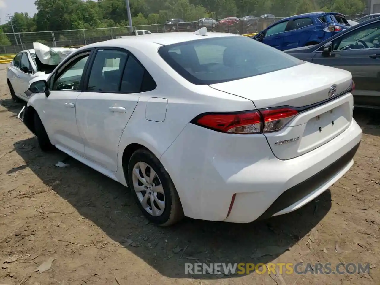 3 Photograph of a damaged car 5YFEPMAE7MP190197 TOYOTA COROLLA 2021