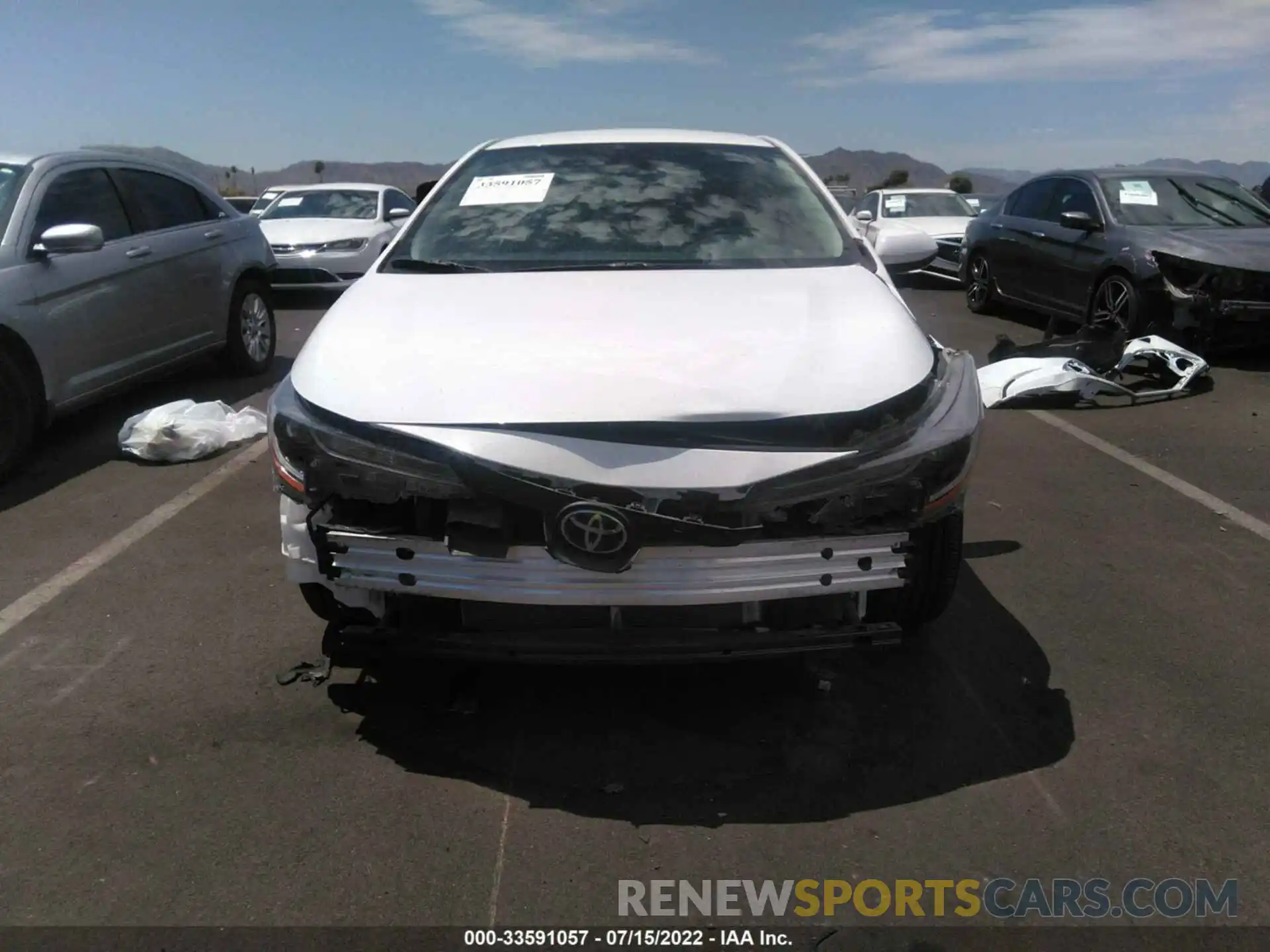 6 Photograph of a damaged car 5YFEPMAE7MP190412 TOYOTA COROLLA 2021