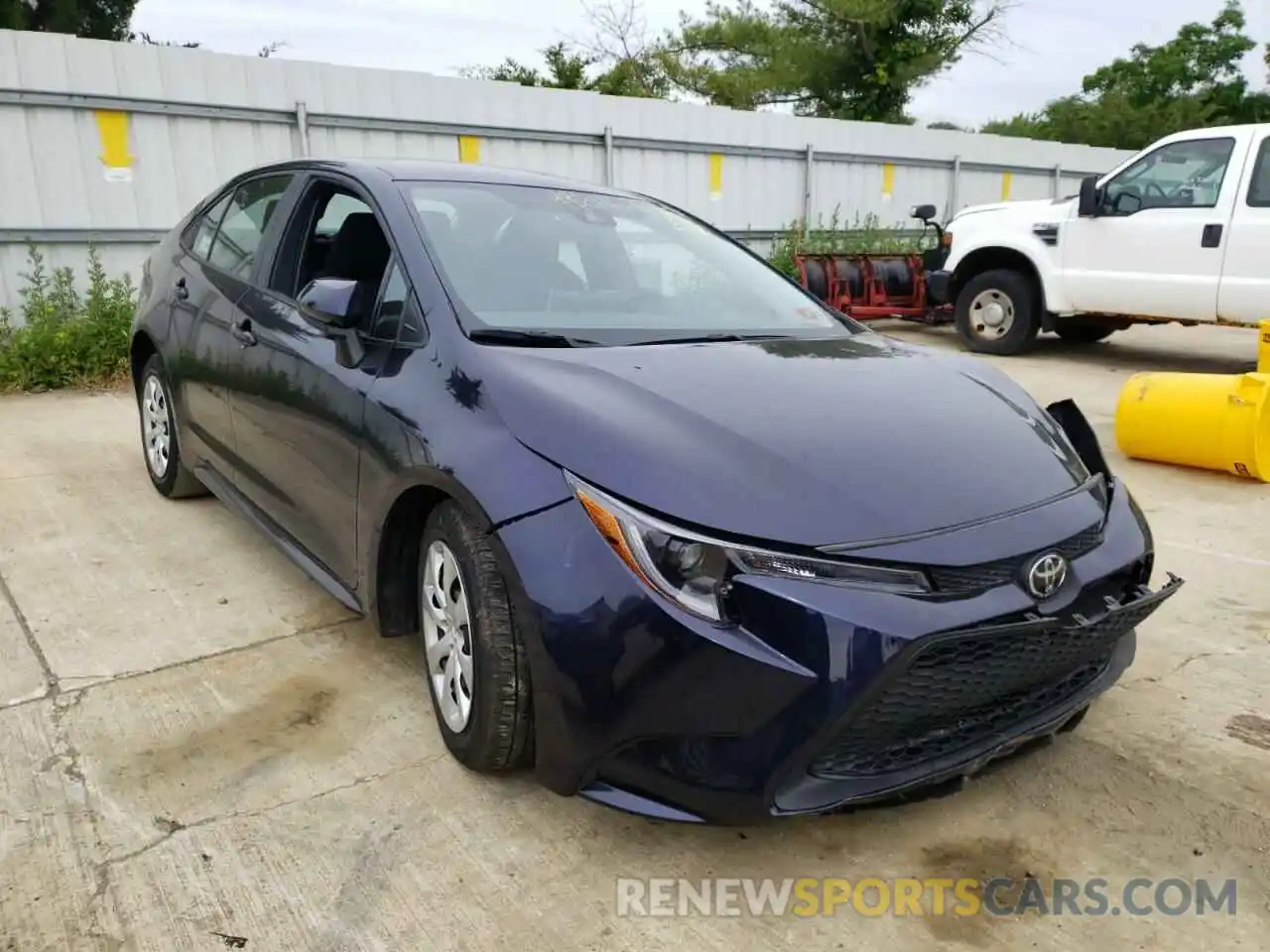 1 Photograph of a damaged car 5YFEPMAE7MP191544 TOYOTA COROLLA 2021