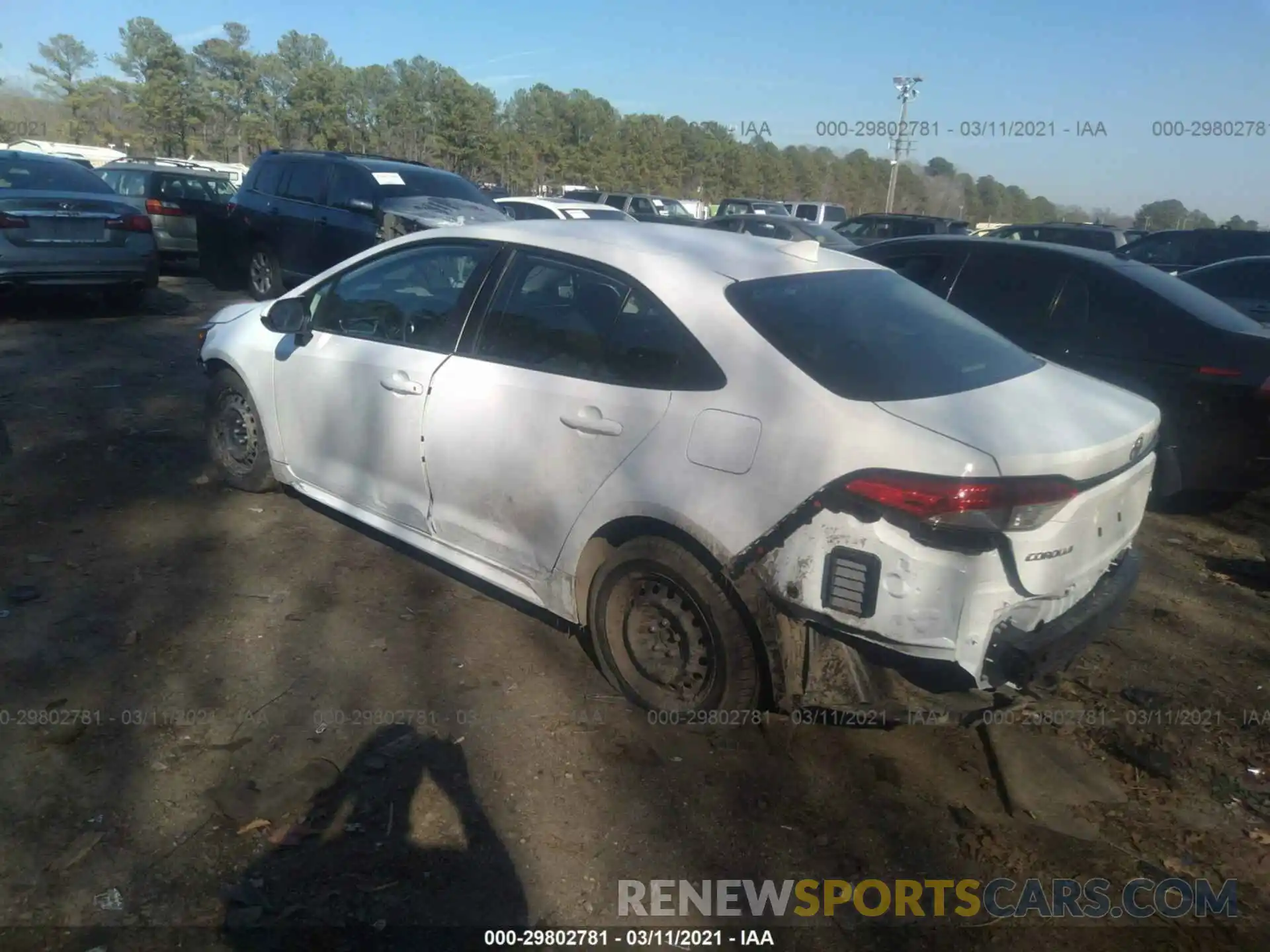 3 Photograph of a damaged car 5YFEPMAE7MP192158 TOYOTA COROLLA 2021