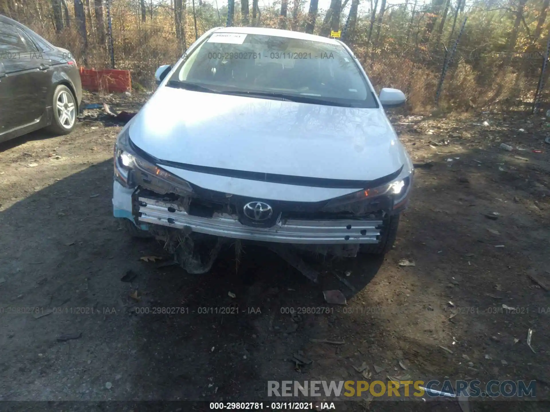 6 Photograph of a damaged car 5YFEPMAE7MP192158 TOYOTA COROLLA 2021