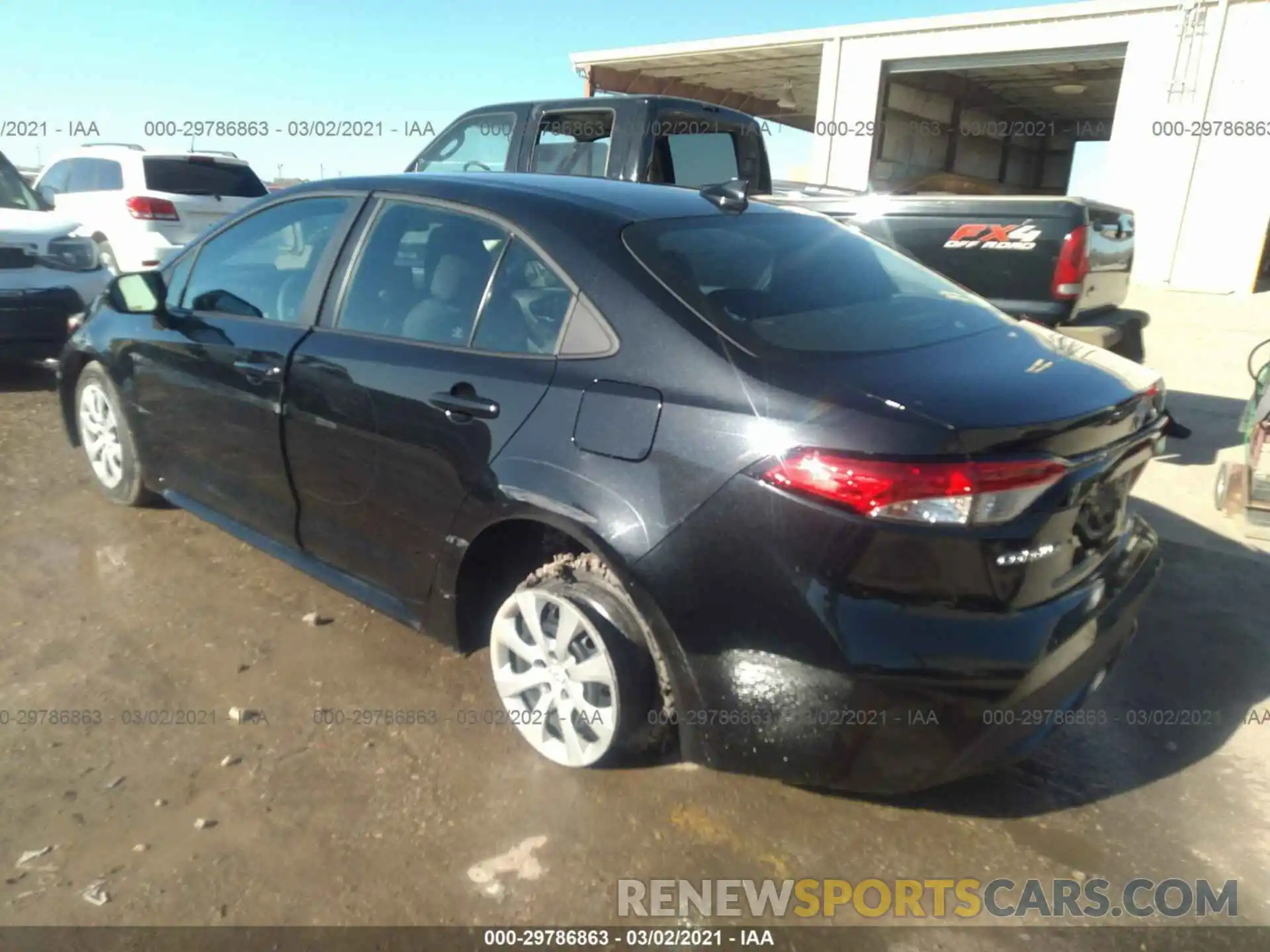 3 Photograph of a damaged car 5YFEPMAE7MP192273 TOYOTA COROLLA 2021