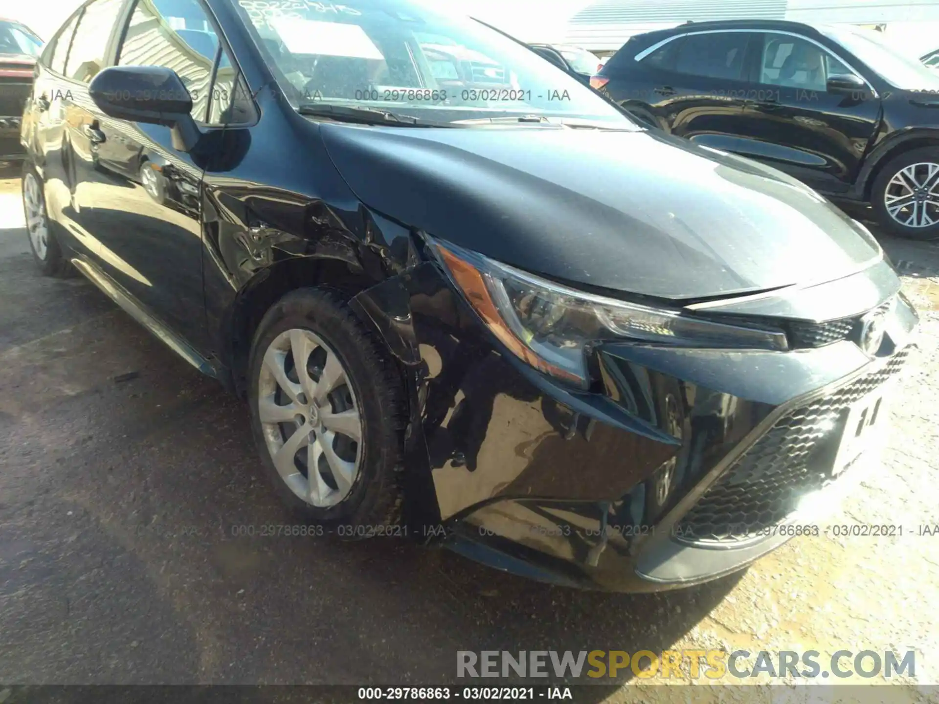 6 Photograph of a damaged car 5YFEPMAE7MP192273 TOYOTA COROLLA 2021