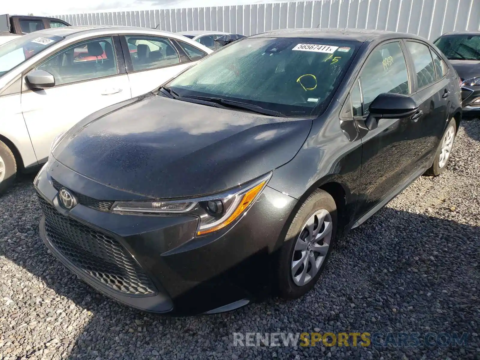 2 Photograph of a damaged car 5YFEPMAE7MP192421 TOYOTA COROLLA 2021