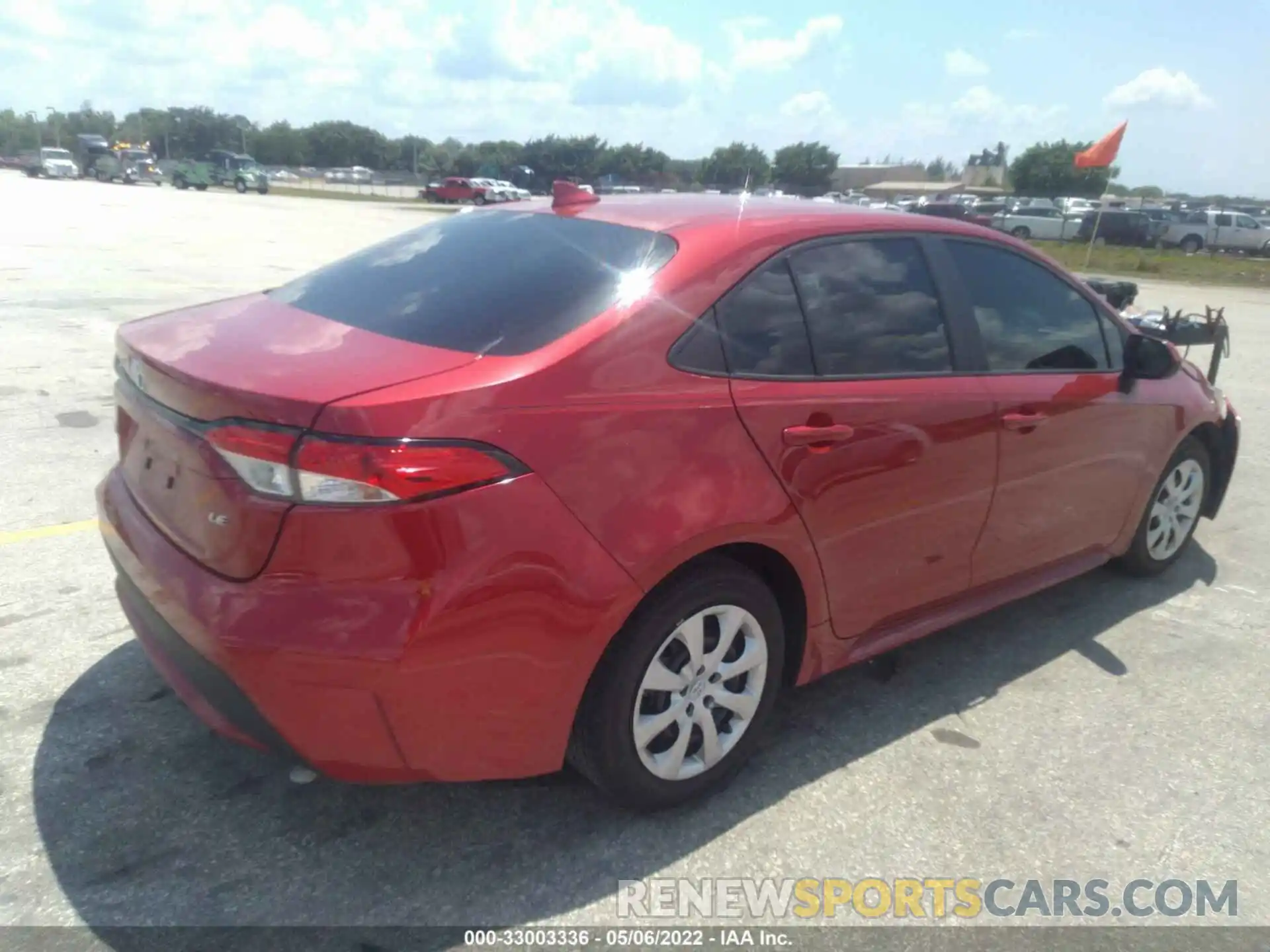 4 Photograph of a damaged car 5YFEPMAE7MP192869 TOYOTA COROLLA 2021