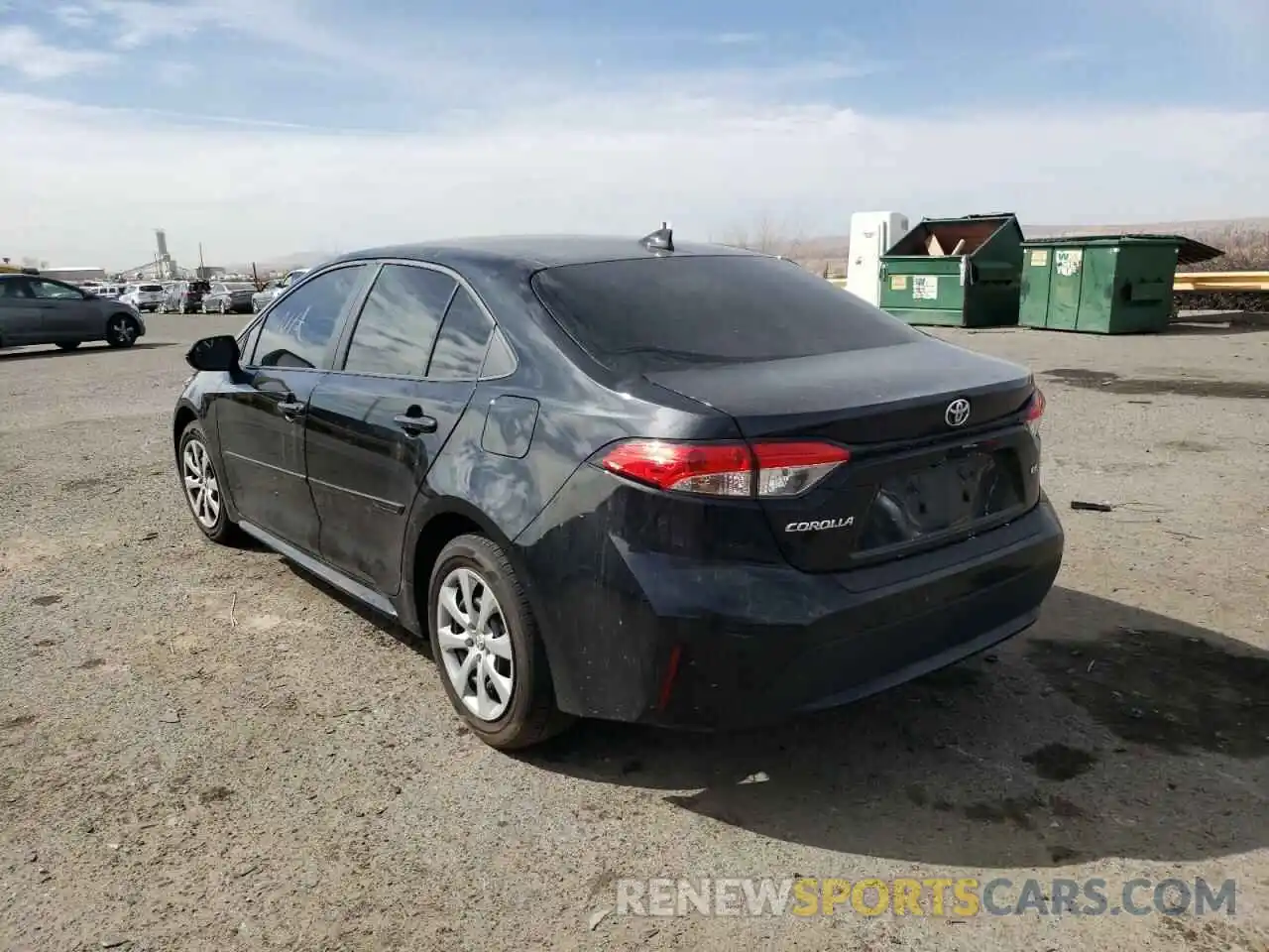 3 Photograph of a damaged car 5YFEPMAE7MP193228 TOYOTA COROLLA 2021