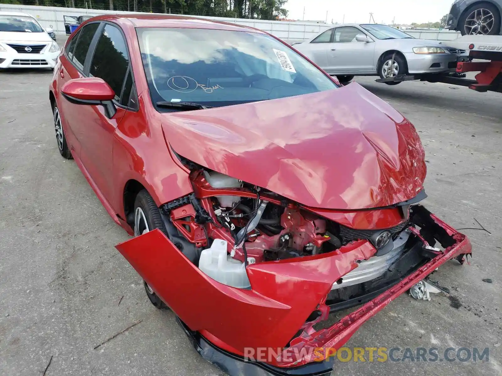 1 Photograph of a damaged car 5YFEPMAE7MP193469 TOYOTA COROLLA 2021