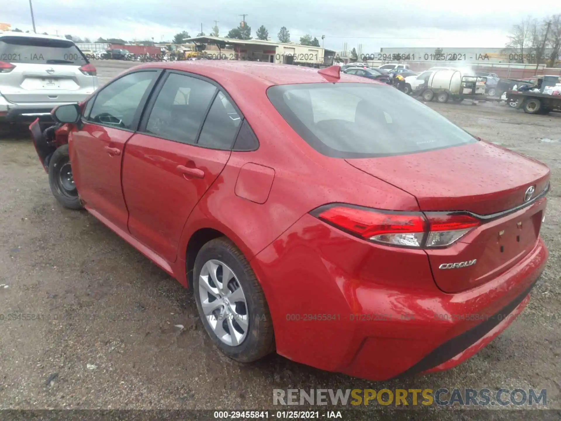 3 Photograph of a damaged car 5YFEPMAE7MP193780 TOYOTA COROLLA 2021