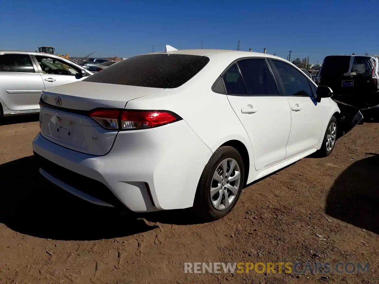 4 Photograph of a damaged car 5YFEPMAE7MP194136 TOYOTA COROLLA 2021