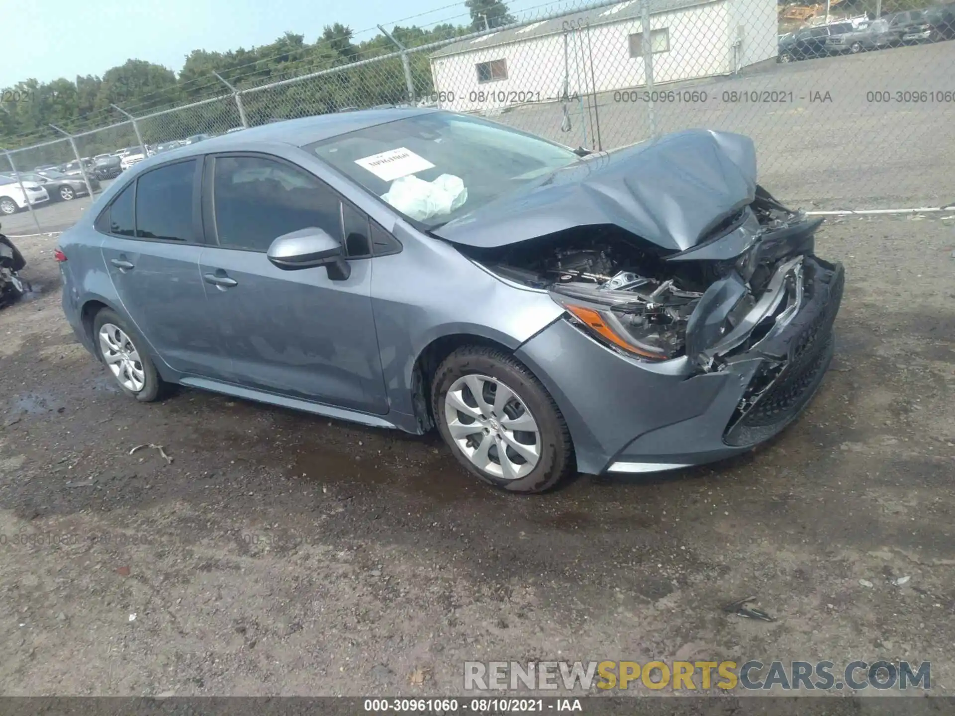 1 Photograph of a damaged car 5YFEPMAE7MP194511 TOYOTA COROLLA 2021