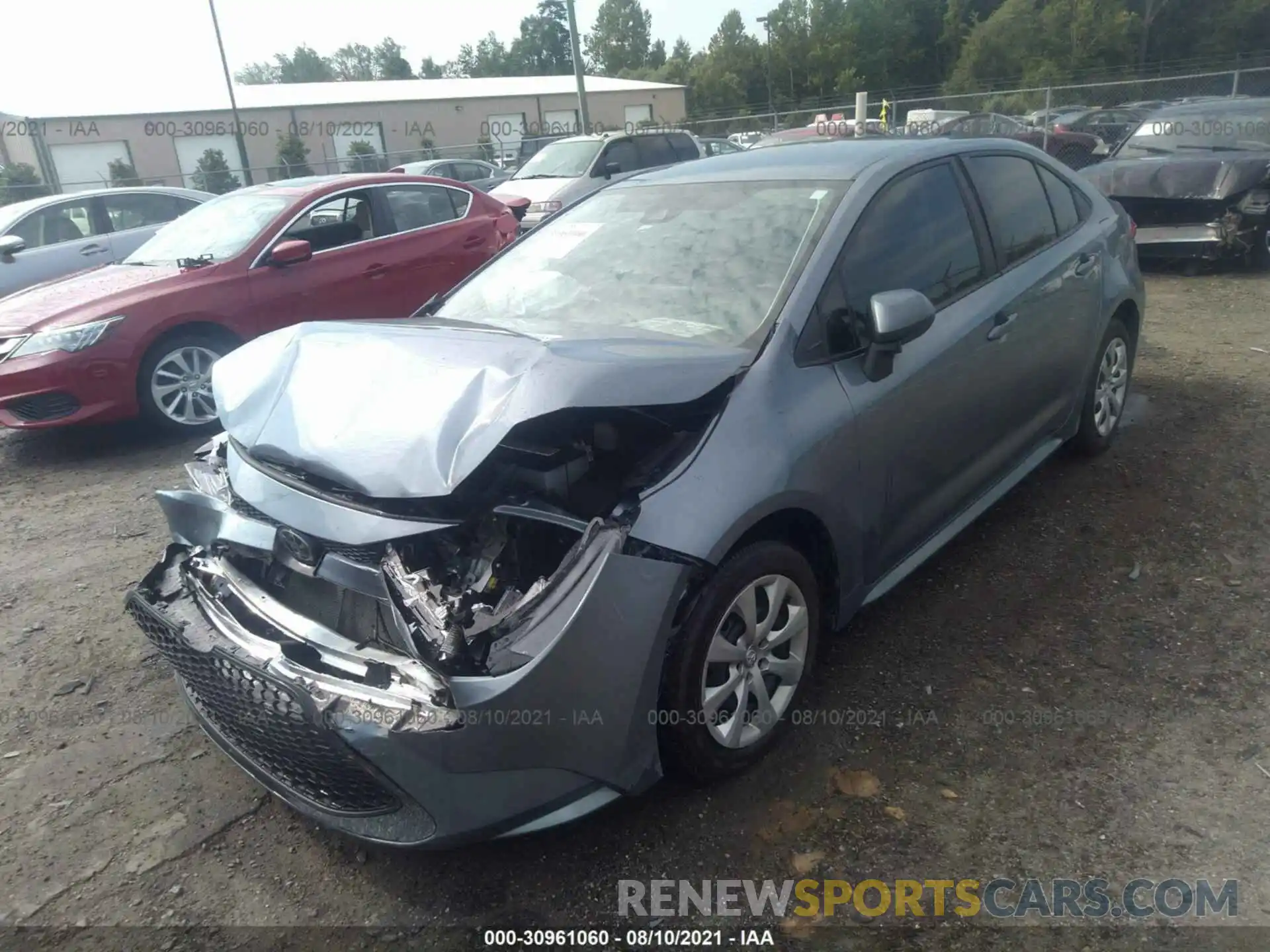 2 Photograph of a damaged car 5YFEPMAE7MP194511 TOYOTA COROLLA 2021