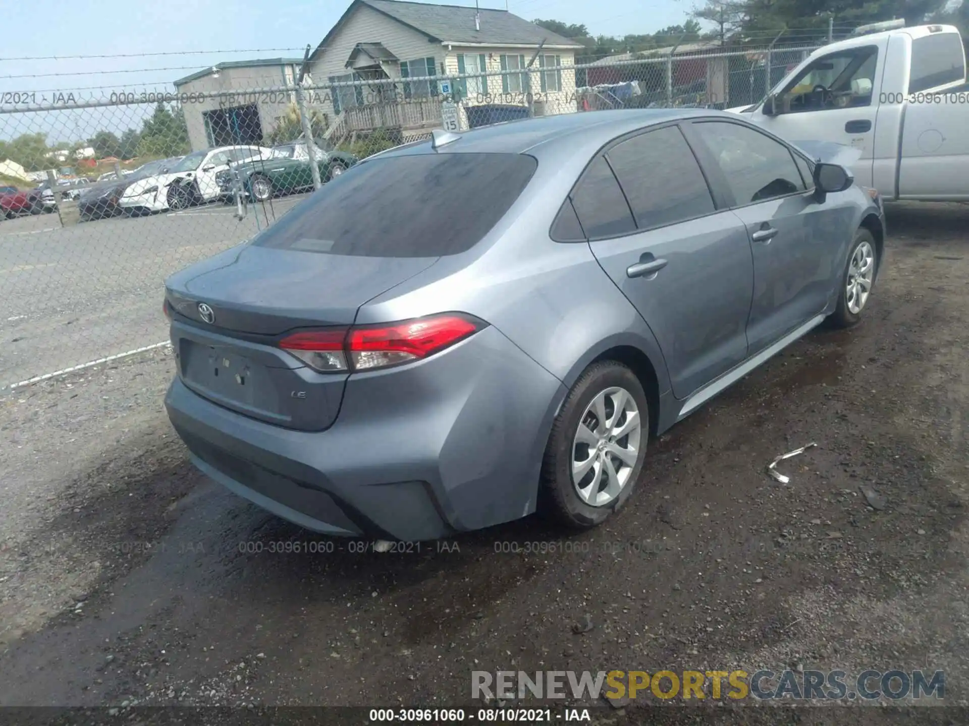 4 Photograph of a damaged car 5YFEPMAE7MP194511 TOYOTA COROLLA 2021