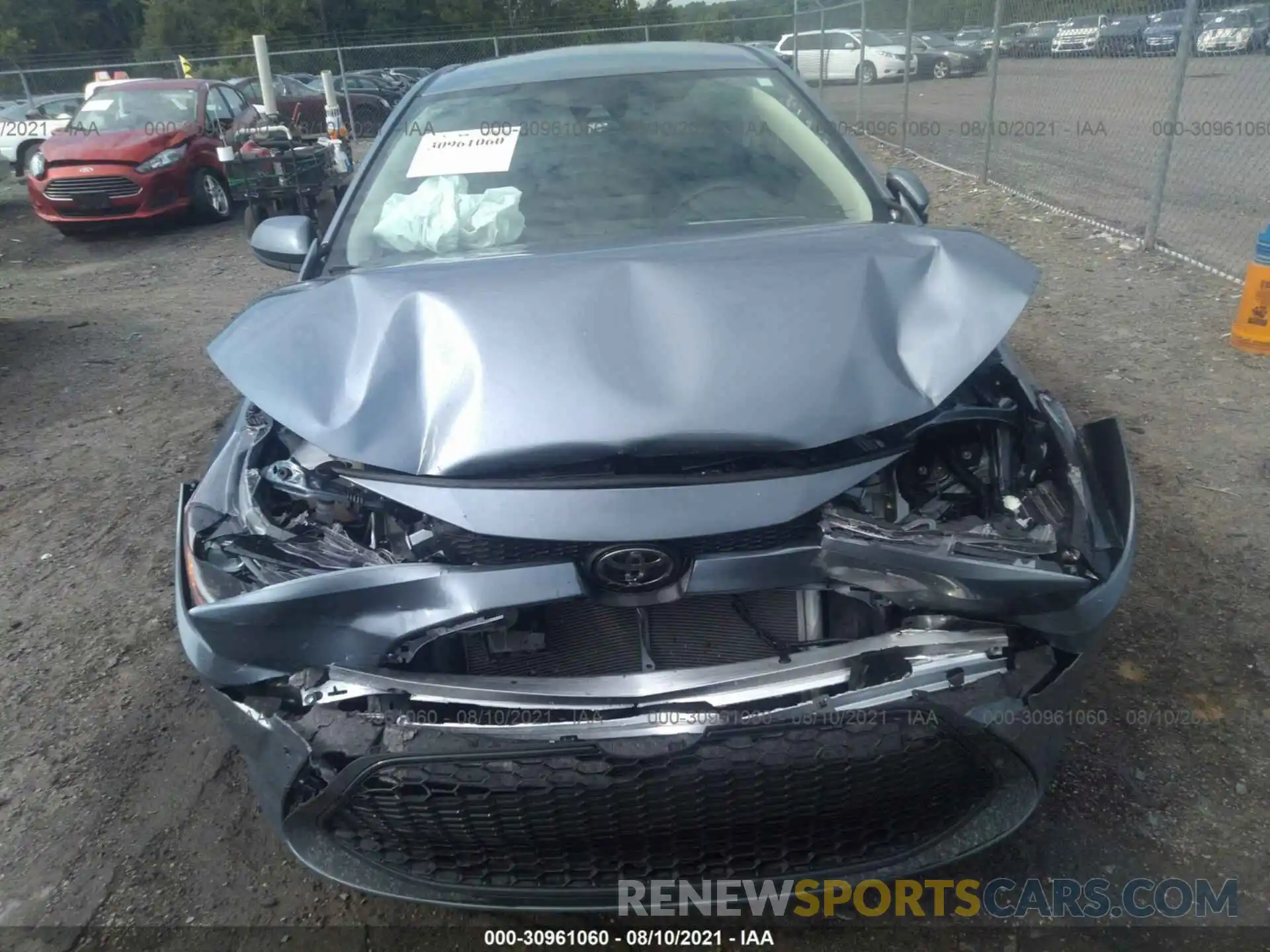 6 Photograph of a damaged car 5YFEPMAE7MP194511 TOYOTA COROLLA 2021