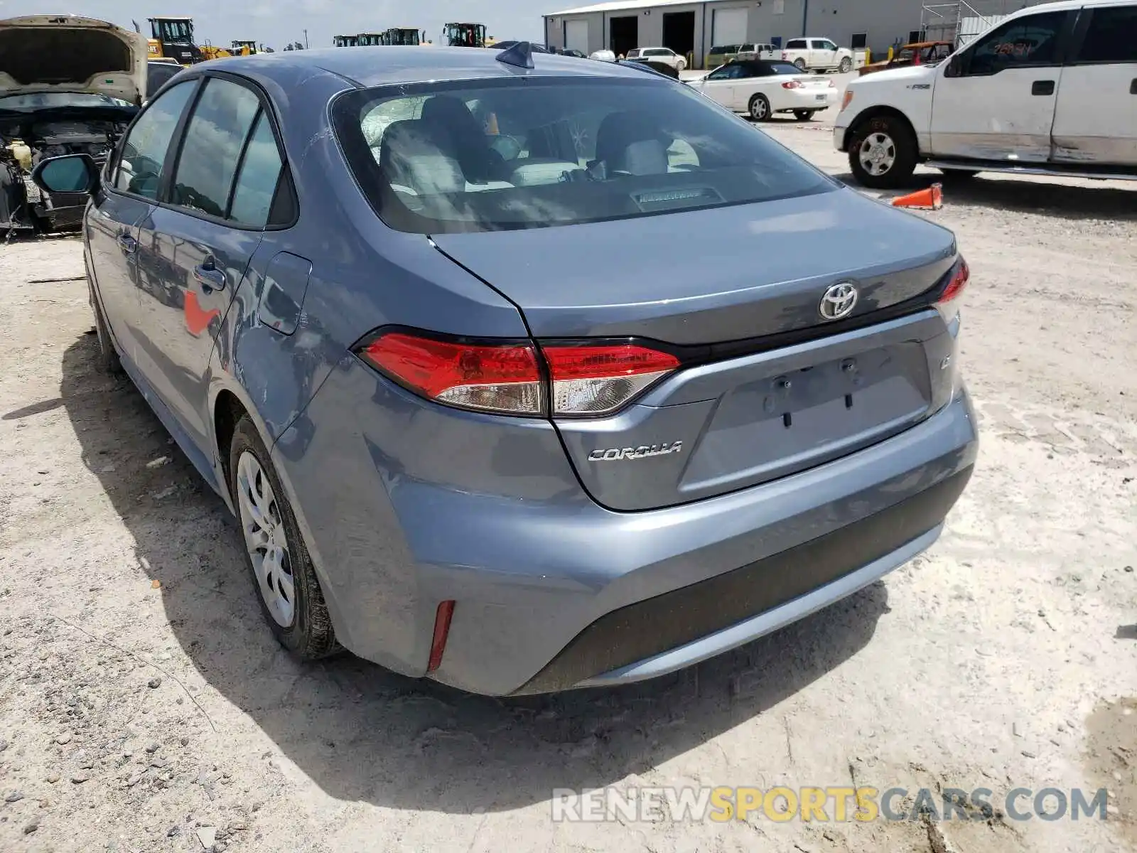 3 Photograph of a damaged car 5YFEPMAE7MP194797 TOYOTA COROLLA 2021