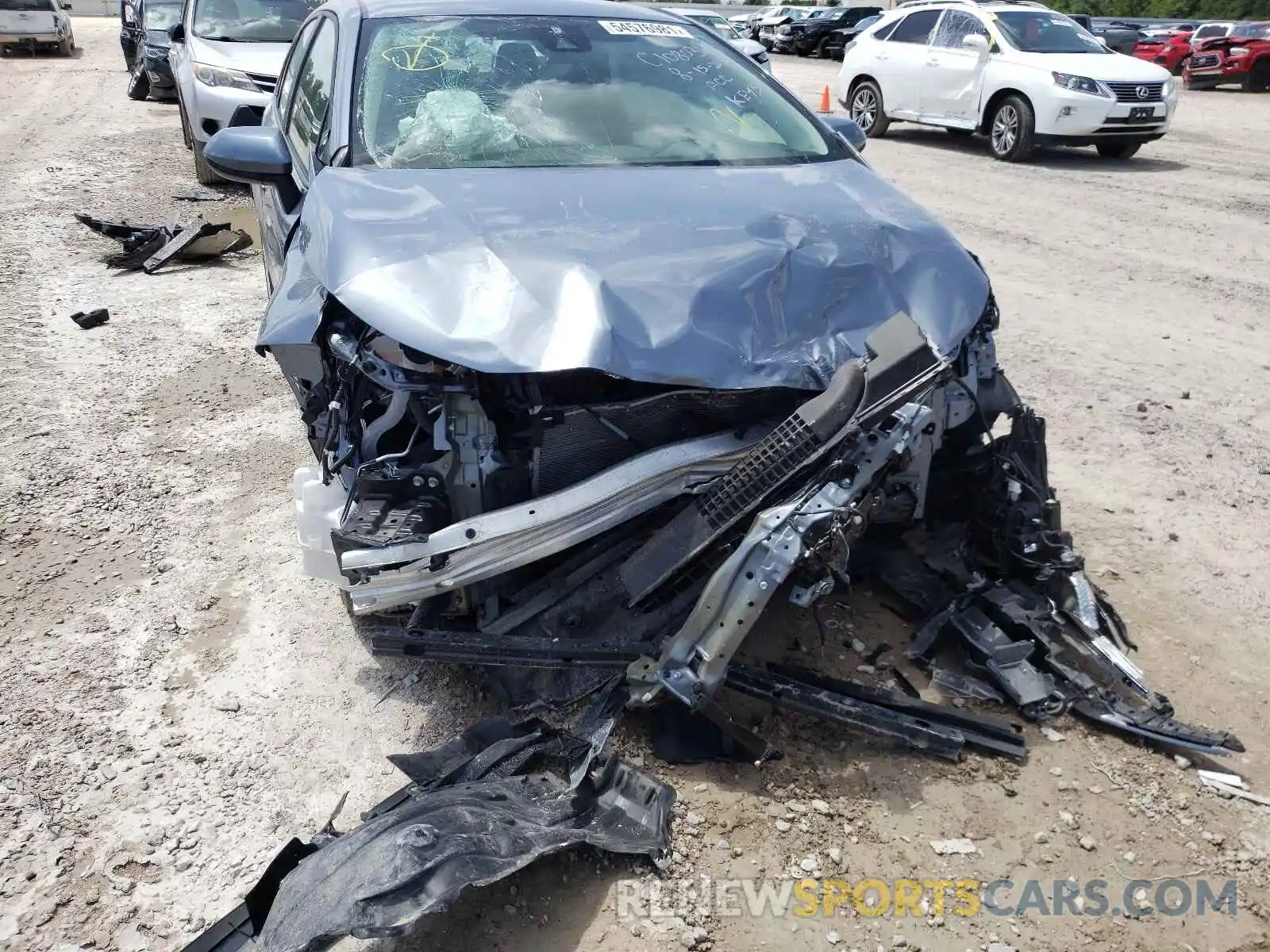 9 Photograph of a damaged car 5YFEPMAE7MP194797 TOYOTA COROLLA 2021